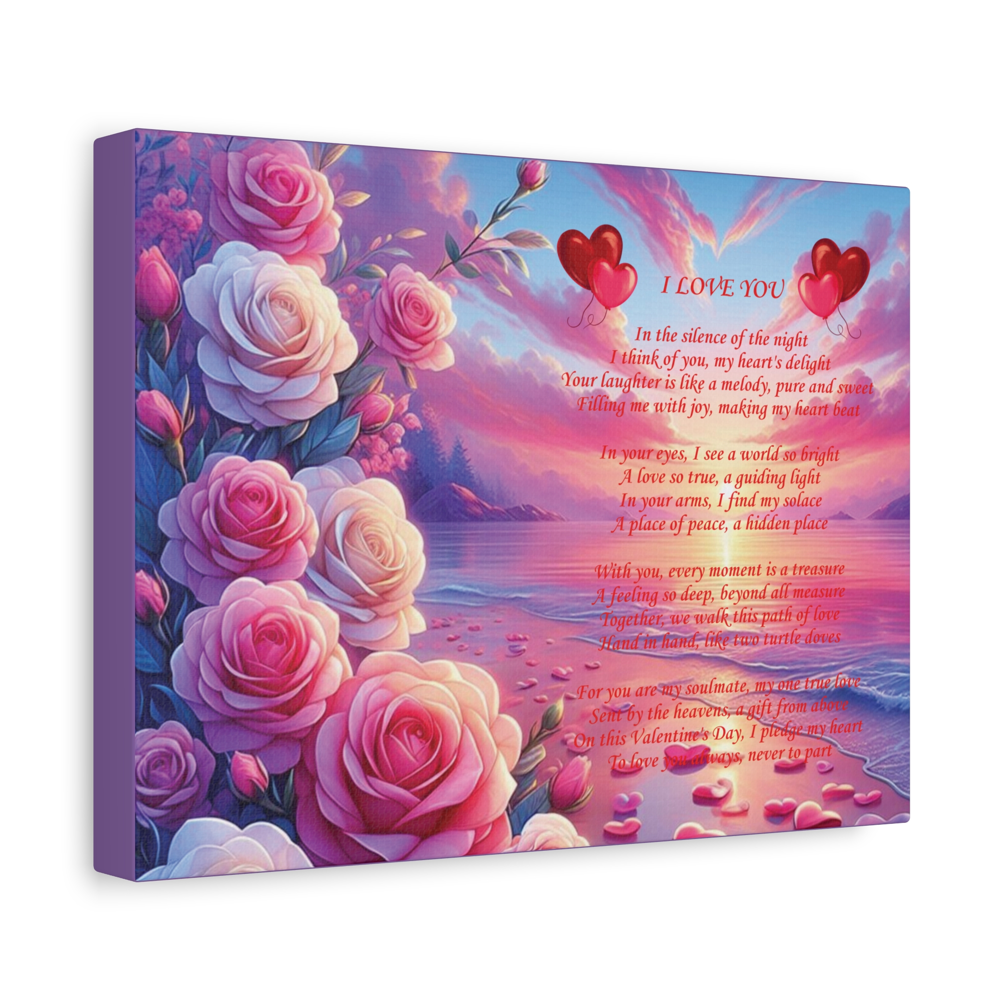 Valentine's Matte Canvas Wall Art product thumbnail image Valentine's Matte Canvas Wall Art product thumbnail image