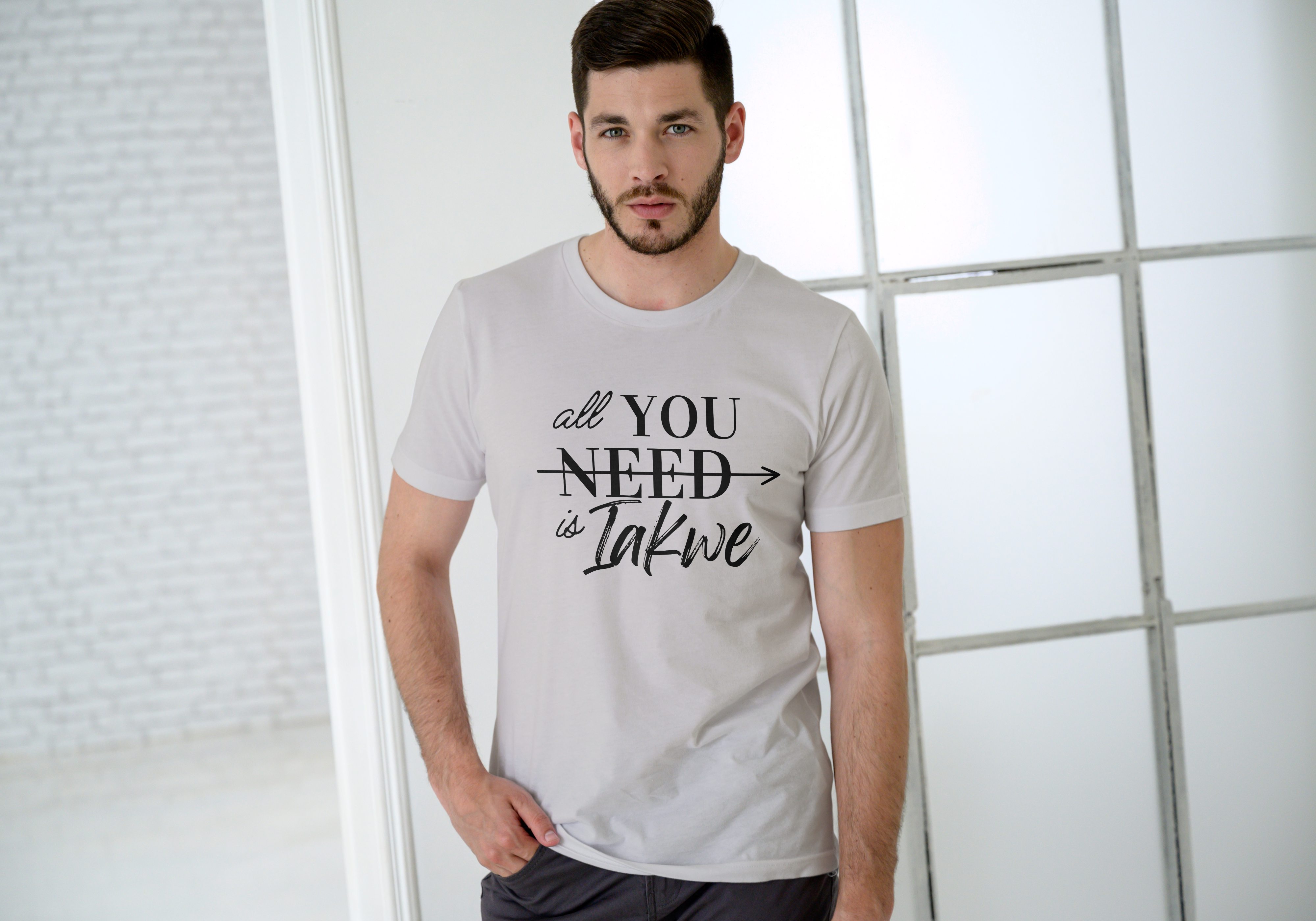 All you need is Iakwe Unisex Adult T-shirt product thumbnail image All you need is Iakwe Unisex Adult T-shirt product thumbnail image