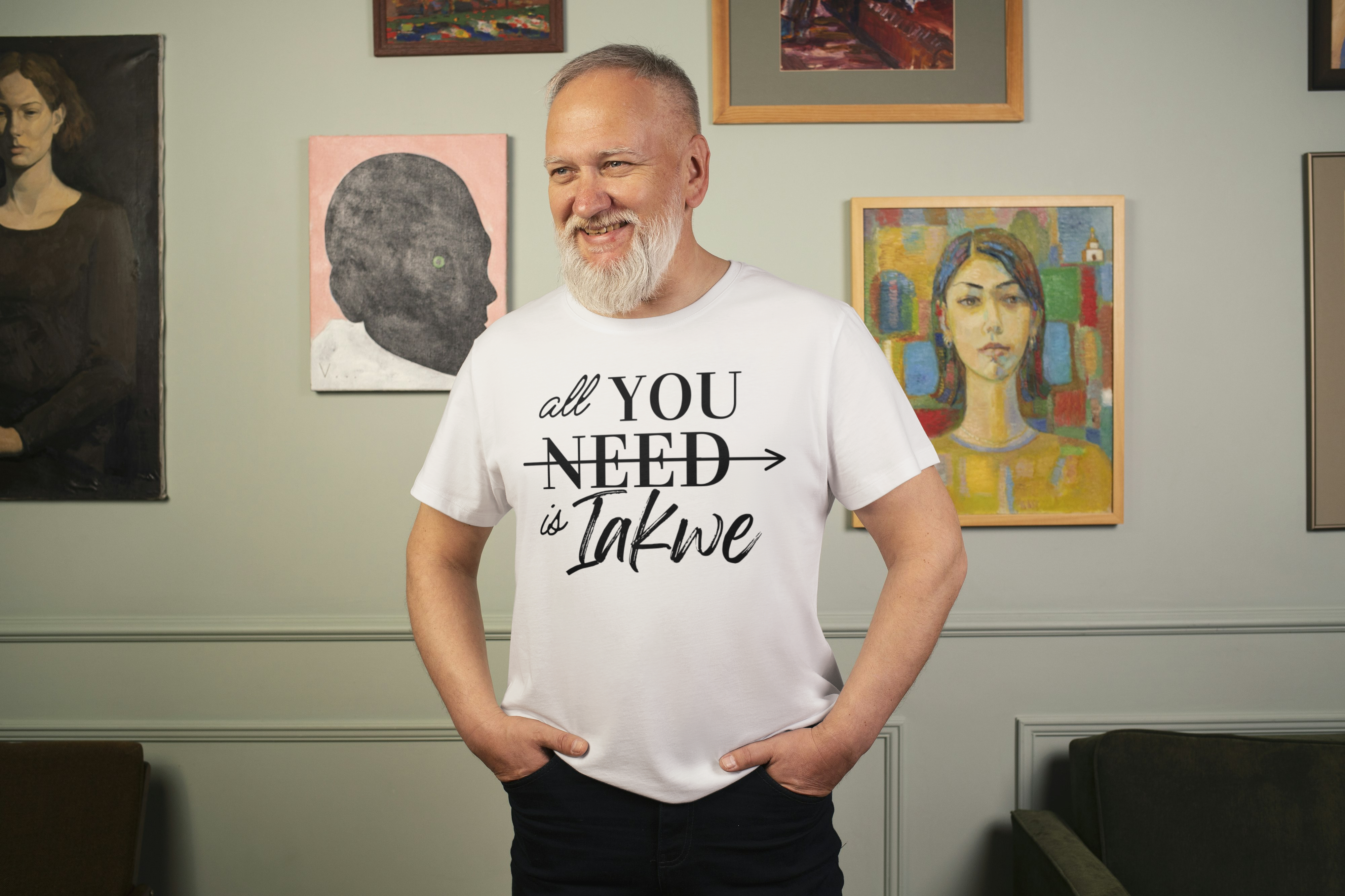 All you need is Iakwe Unisex Adult T-shirt product thumbnail image All you need is Iakwe Unisex Adult T-shirt product thumbnail image
