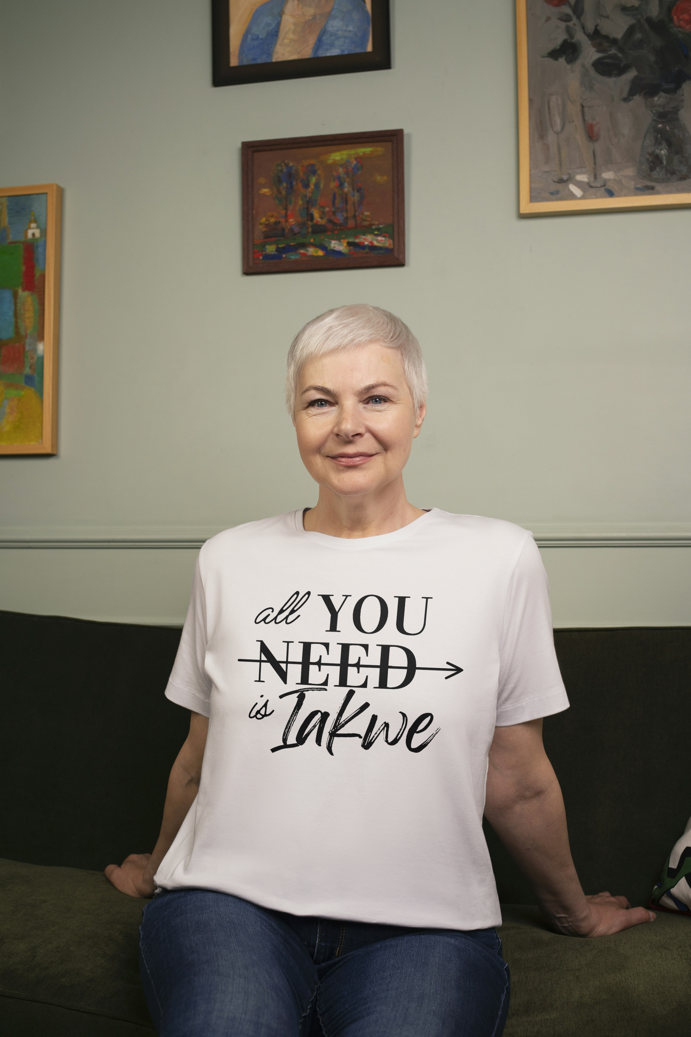 All you need is Iakwe Unisex Adult T-shirt product thumbnail image All you need is Iakwe Unisex Adult T-shirt product thumbnail image