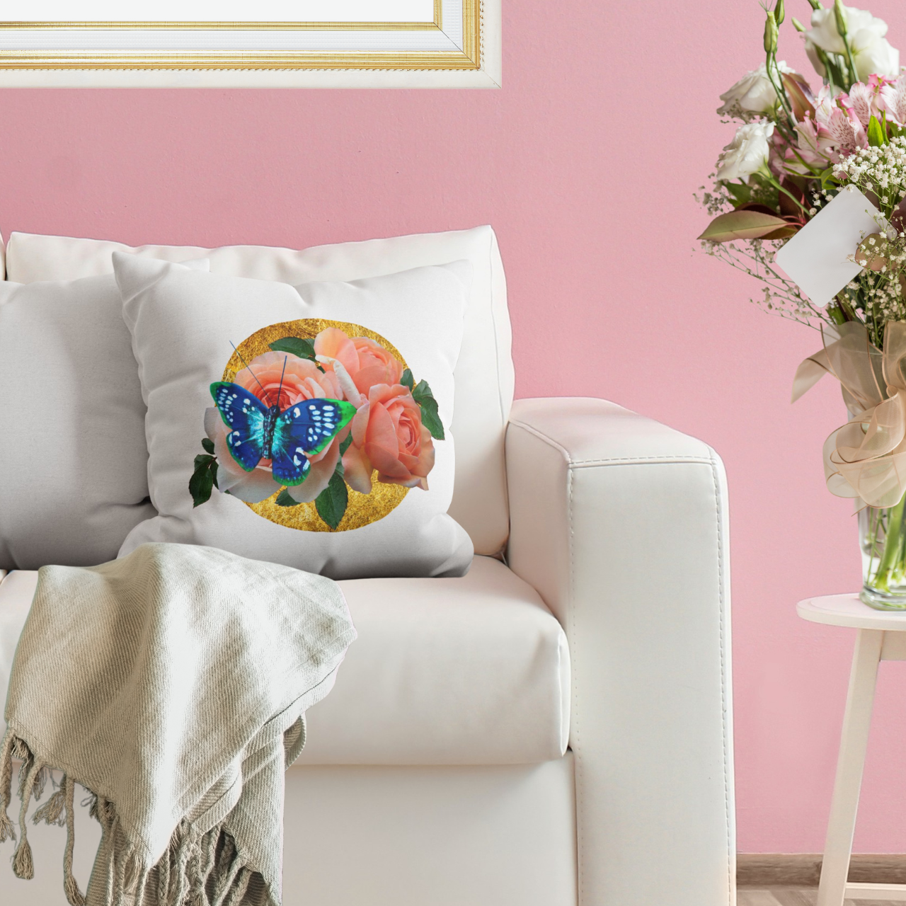Elegant Rose Pillowcase