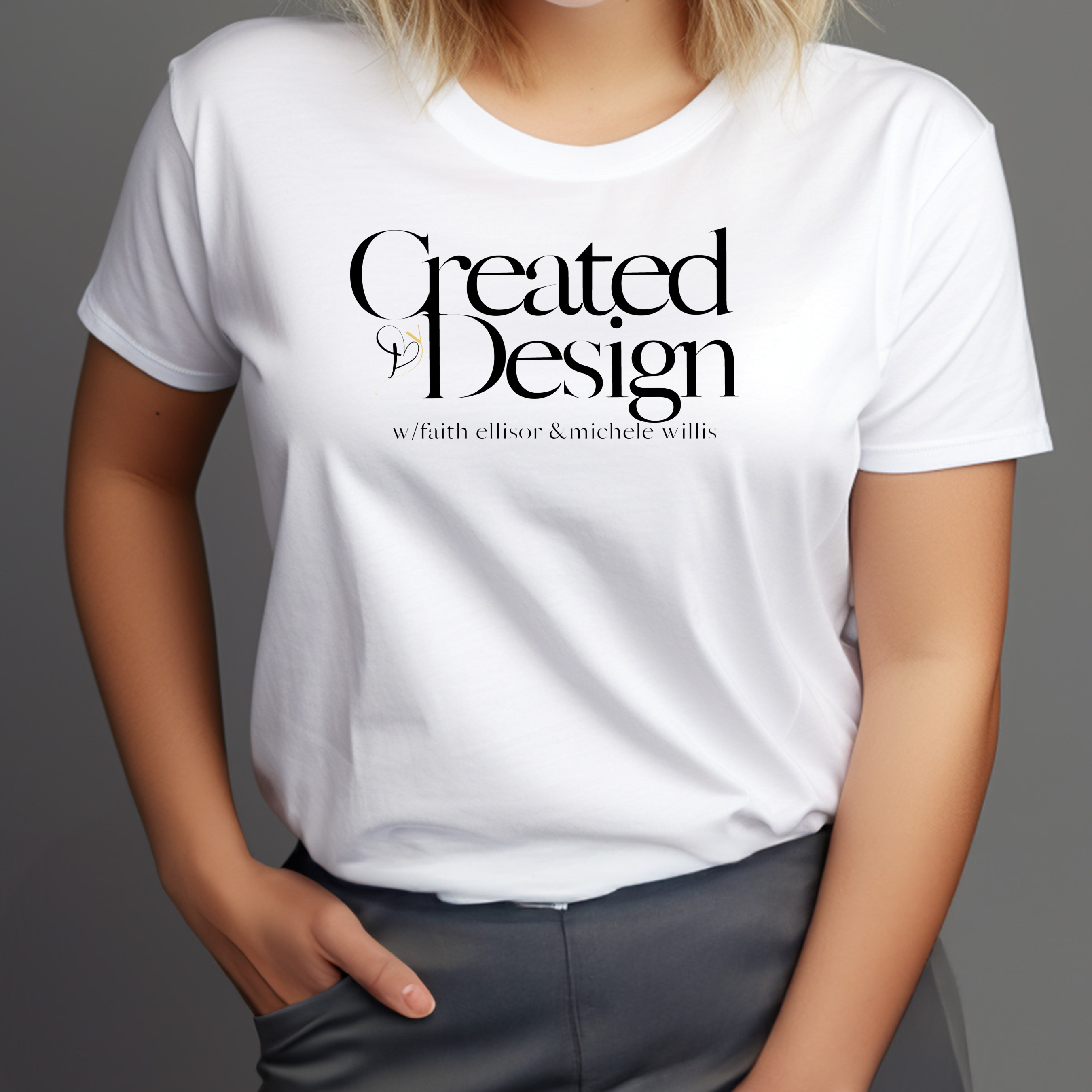 Created by Design Women's Softstyle Tee product thumbnail image Created by Design Women's Softstyle Tee product thumbnail image