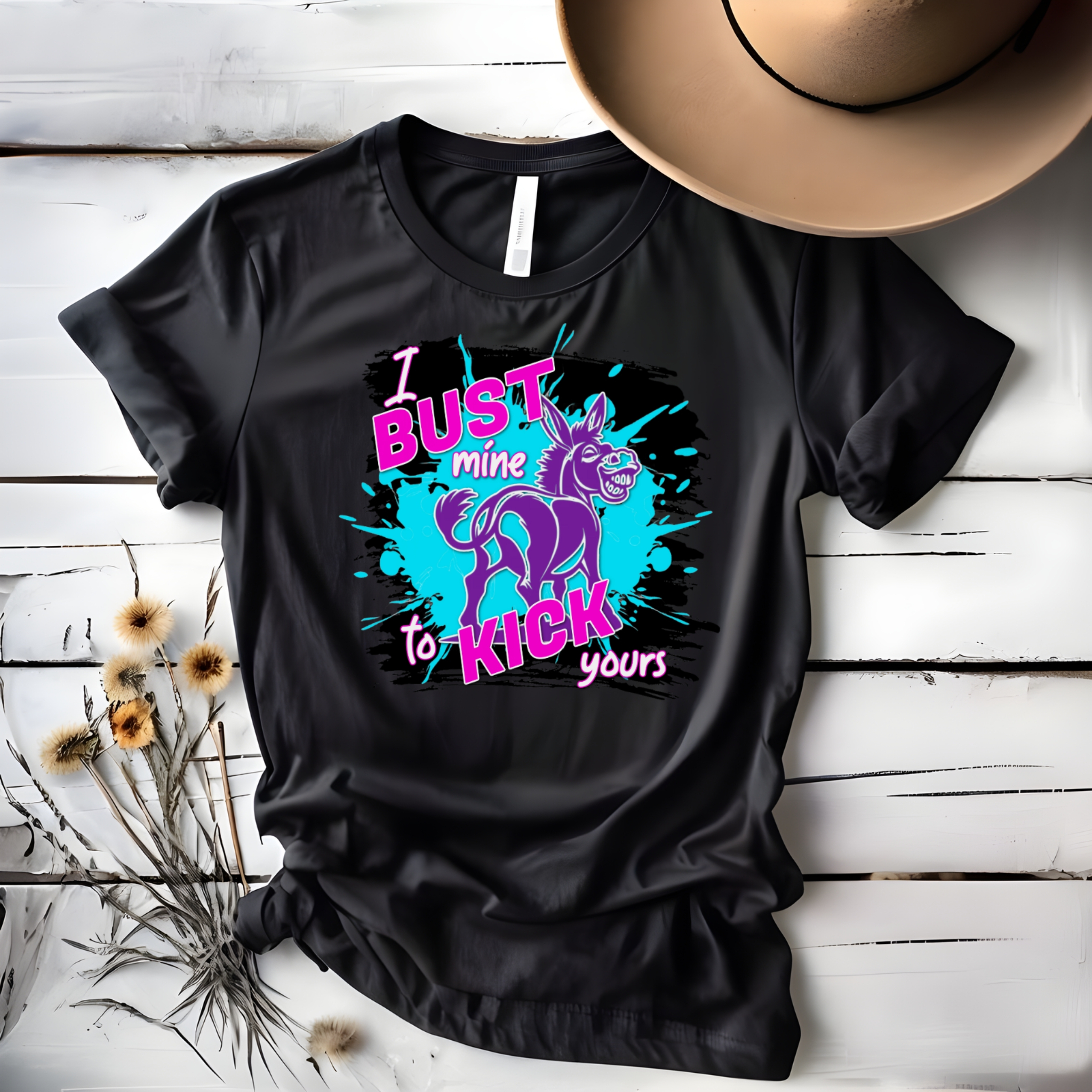 Bust N Kick Ass T-Shirt product thumbnail image Bust N Kick Ass T-Shirt product thumbnail image