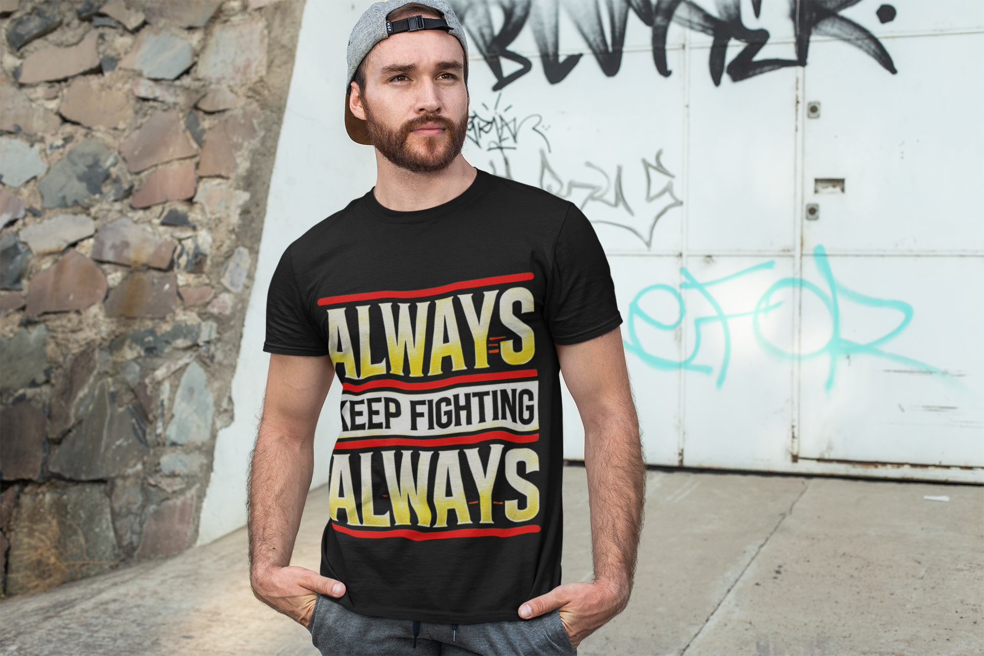 ALWAYS KEEP FIGHTING Tee product thumbnail image