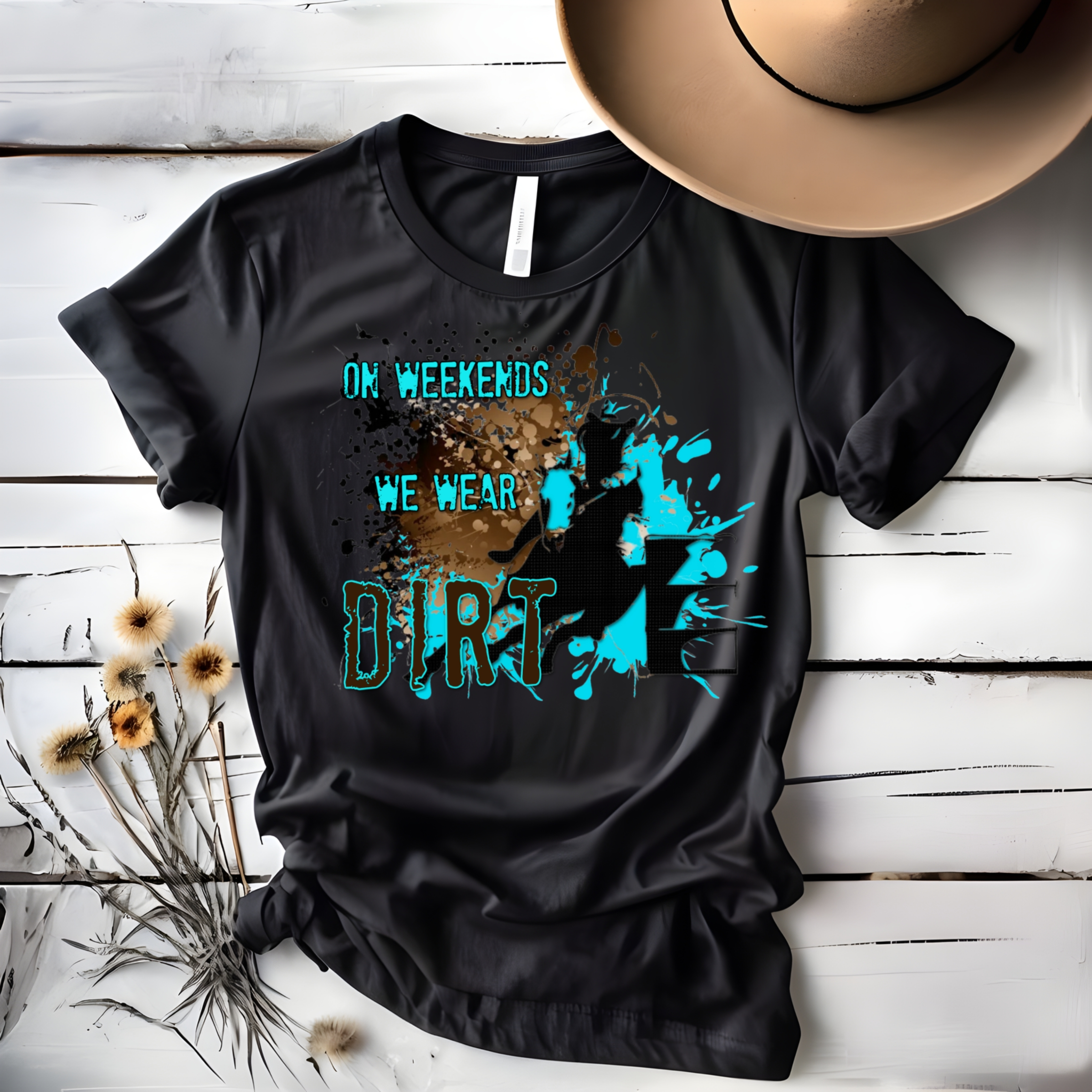 We Wear Dirt T-Shirt product thumbnail image We Wear Dirt T-Shirt product thumbnail image