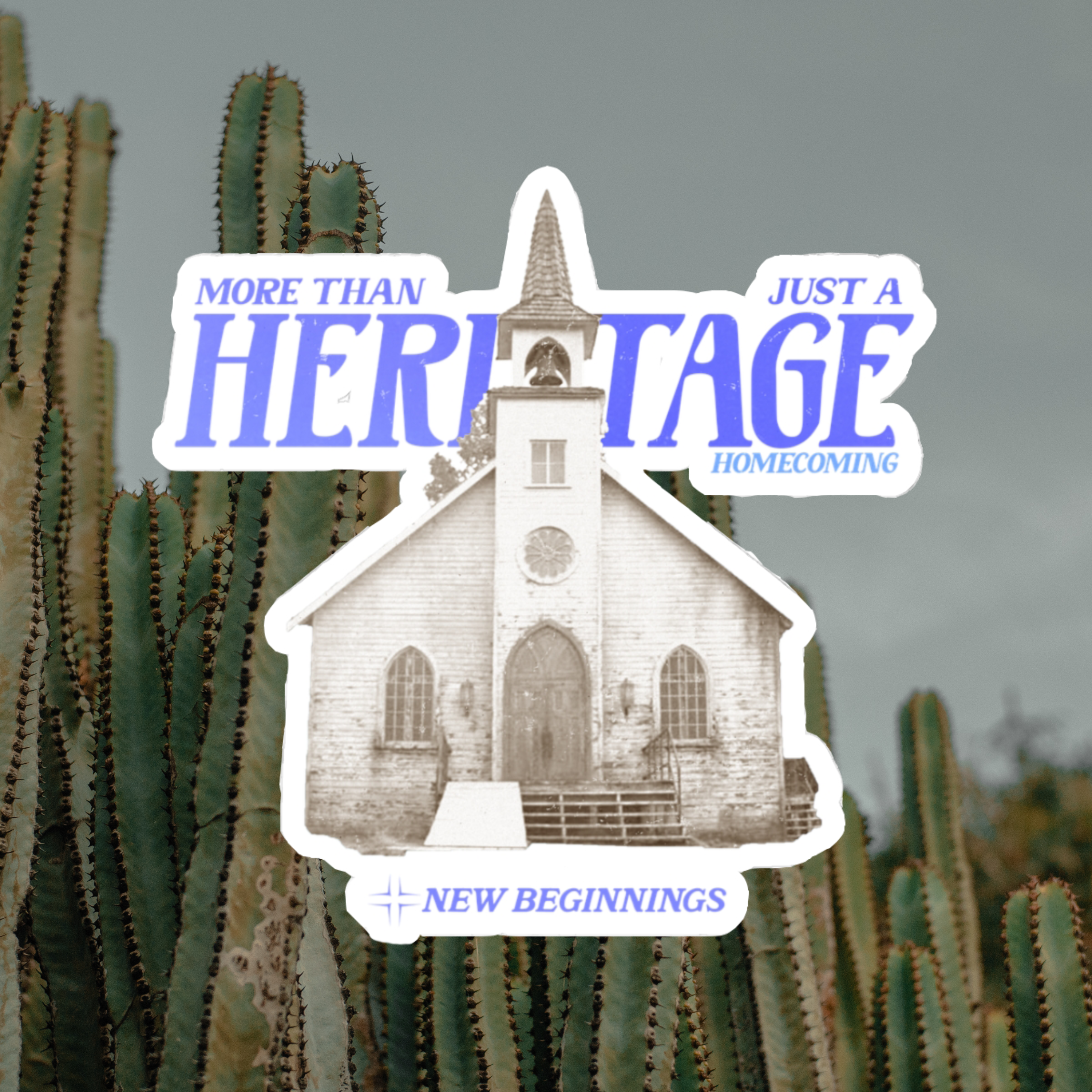 "More Than Just a Heritage" Stickers (Blue) "More Than Just a Heritage" Stickers (Blue)