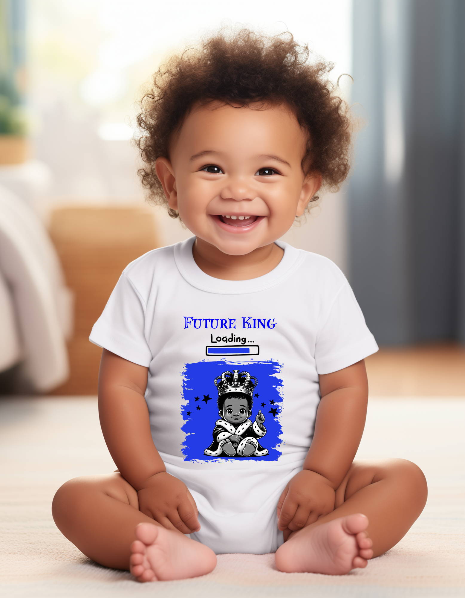 Infant Bodysuit Future King Loading