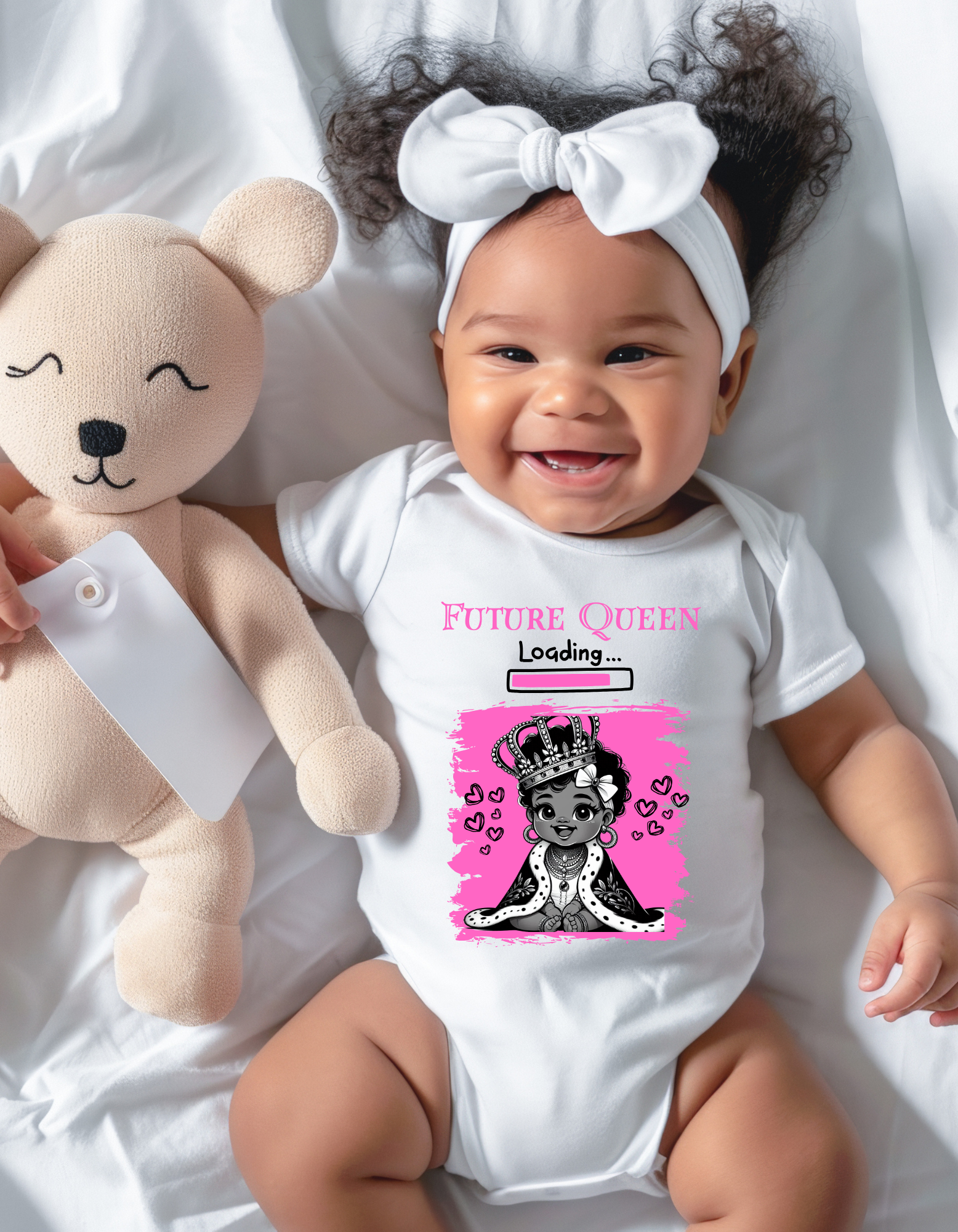 Future Queen Loading Infant Bodysuit
