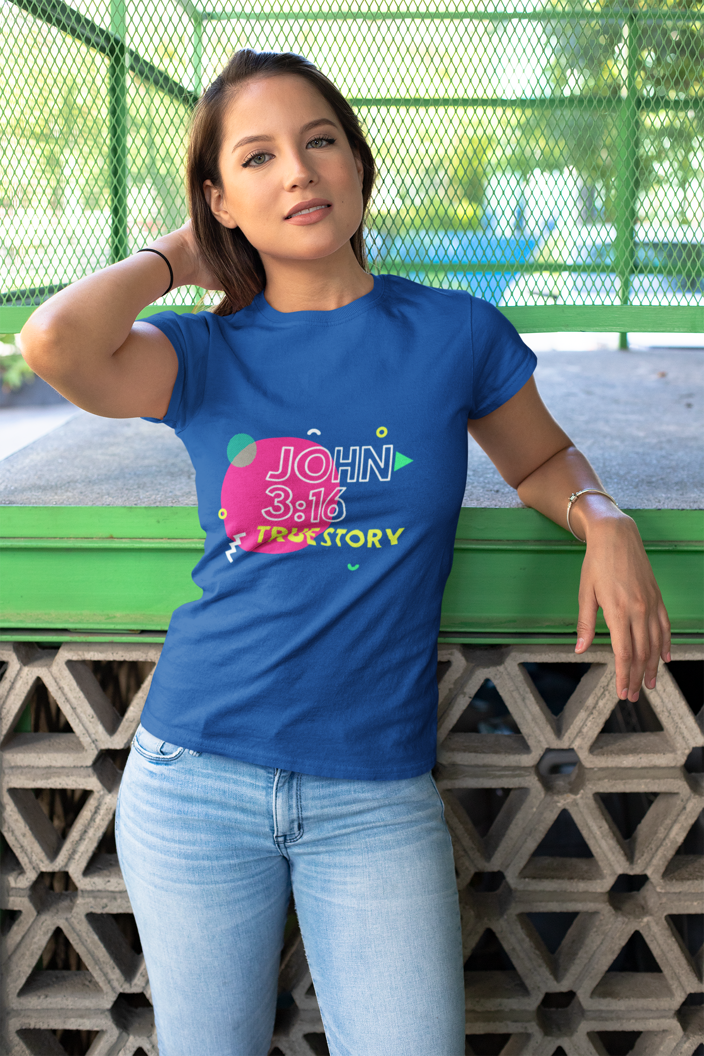 John 3:16 True Story (Woman's soft style Tee) John 3:16 True Story (Woman's soft style Tee)