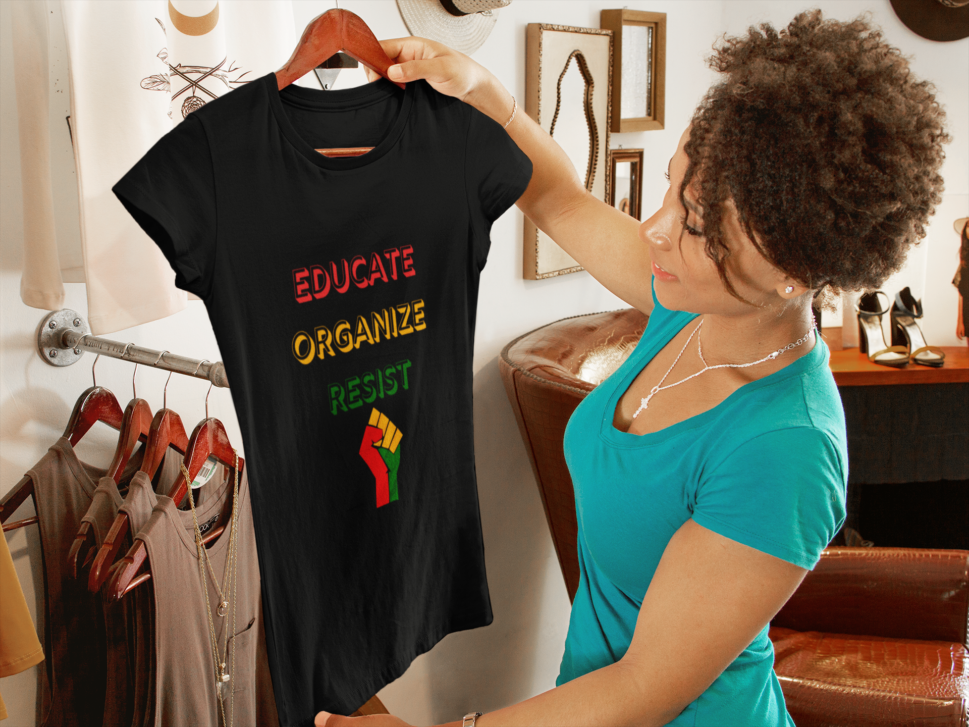 Black History Month Shirt, Melanin Shirts, New Year T-shirts, Black Culture T-shirts, Black Pride Shirts, T-Shirts for Black 92% Black Women product thumbnail image