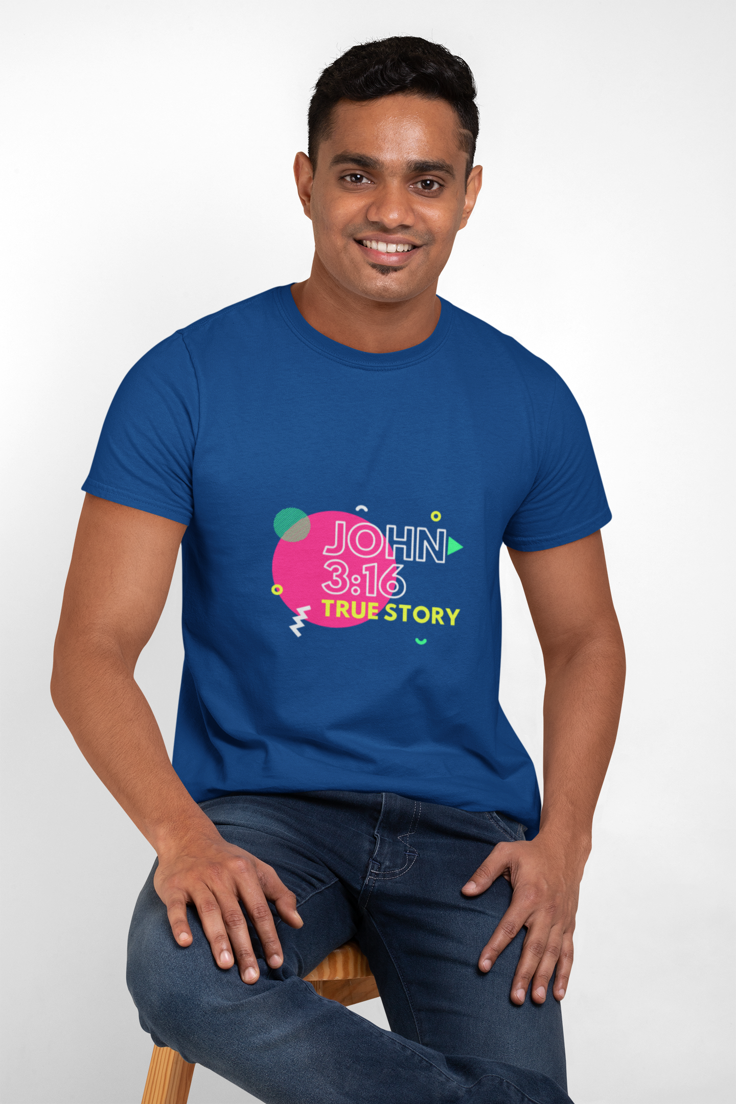 John 3:16 True Story (Unisex Cotton Crew Tee) John 3:16 True Story (Unisex Cotton Crew Tee)