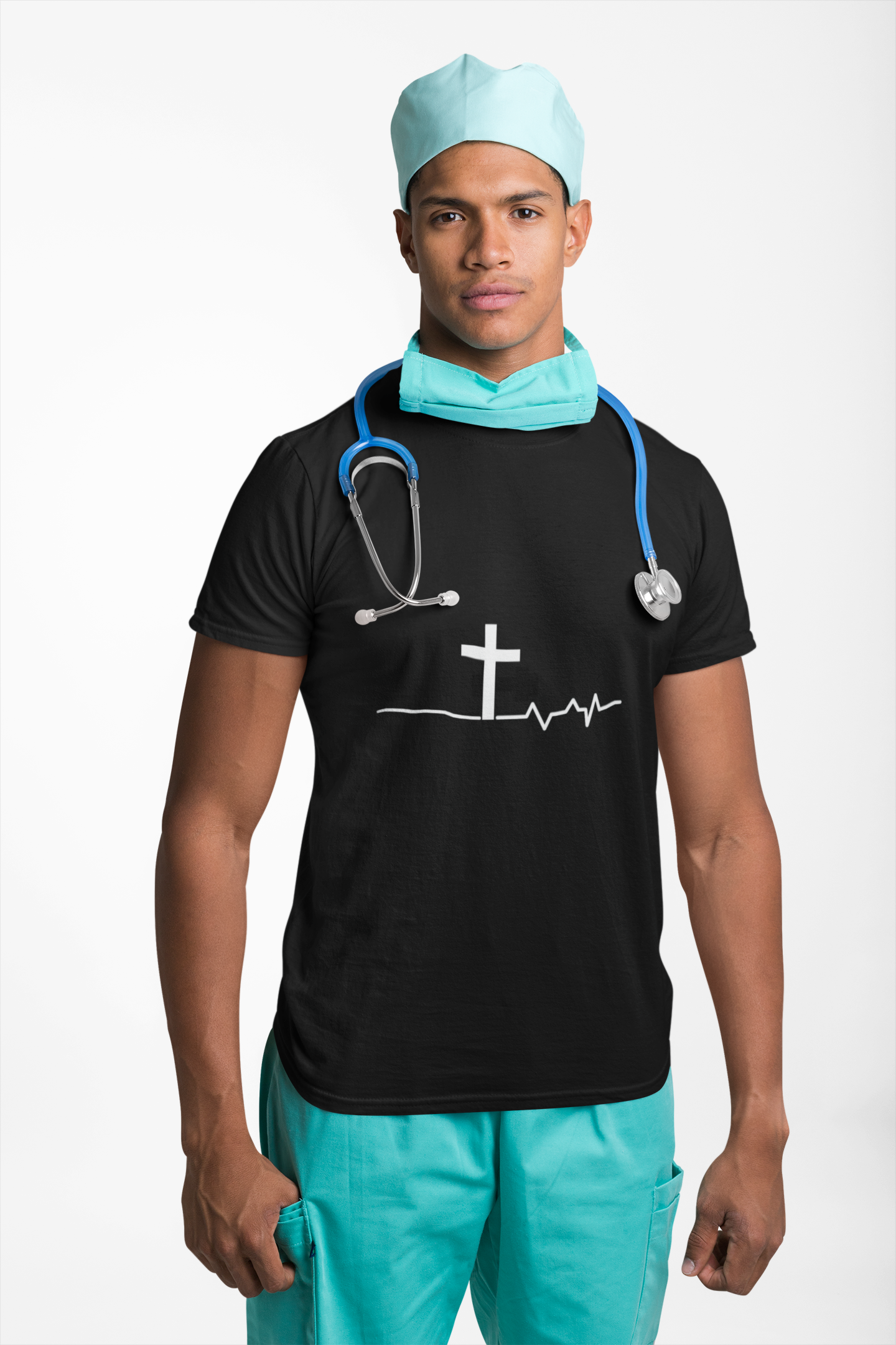 Life begins at the cross(Unisex Cotton Crew Tee) Life begins at the cross(Unisex Cotton Crew Tee)
