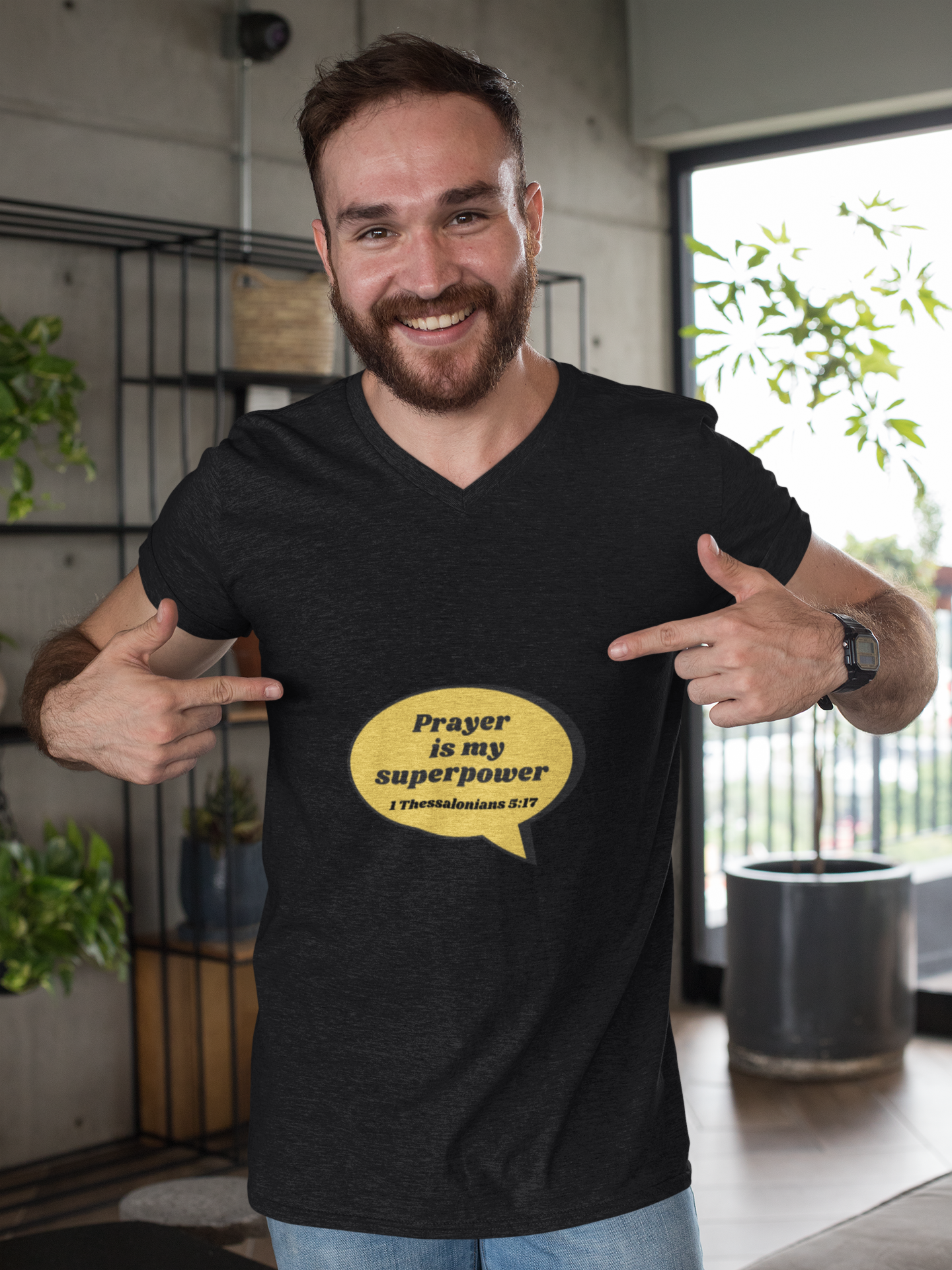 Prayer is my superpower (Unisex Cotton Crew Tee) Prayer is my superpower (Unisex Cotton Crew Tee)