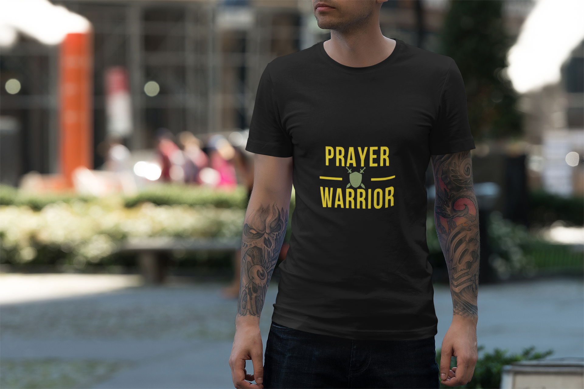 Prayer Warrior (Unisex Cotton Crew Tee) Prayer Warrior (Unisex Cotton Crew Tee)