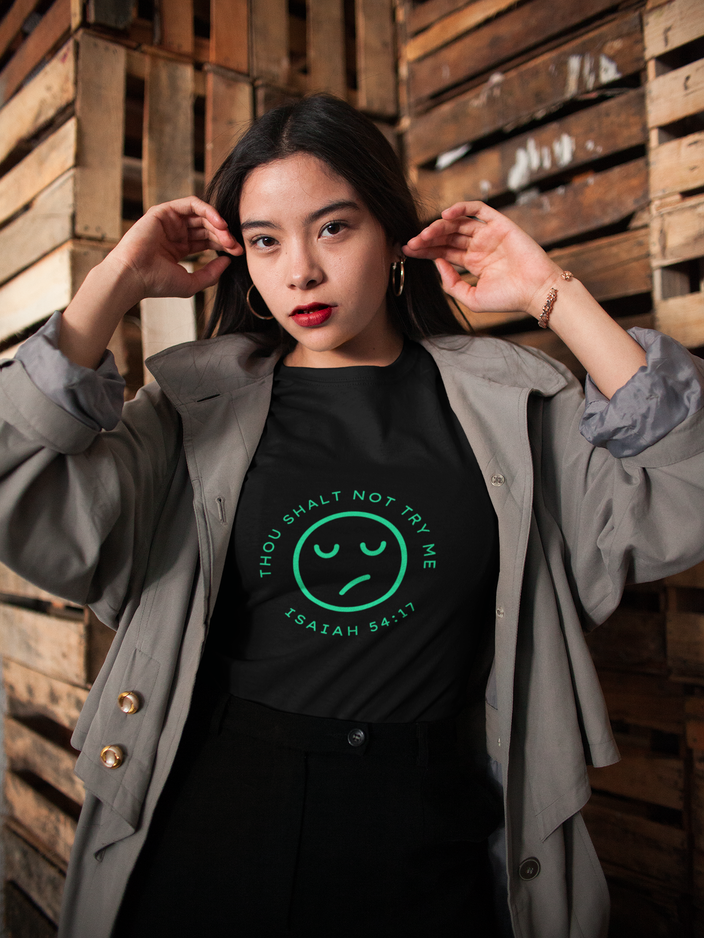 Thou Shalt Not Try Me (Woman's soft style Tee) Thou Shalt Not Try Me (Woman's soft style Tee)