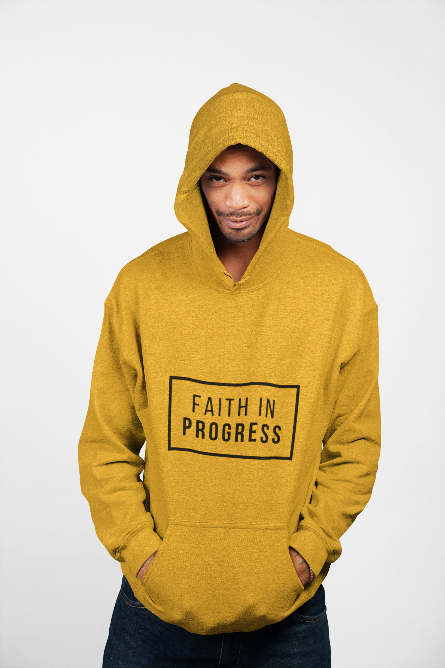 Faith In Progress Unisex Hooded Sweatshirt Faith In Progress Unisex Hooded Sweatshirt