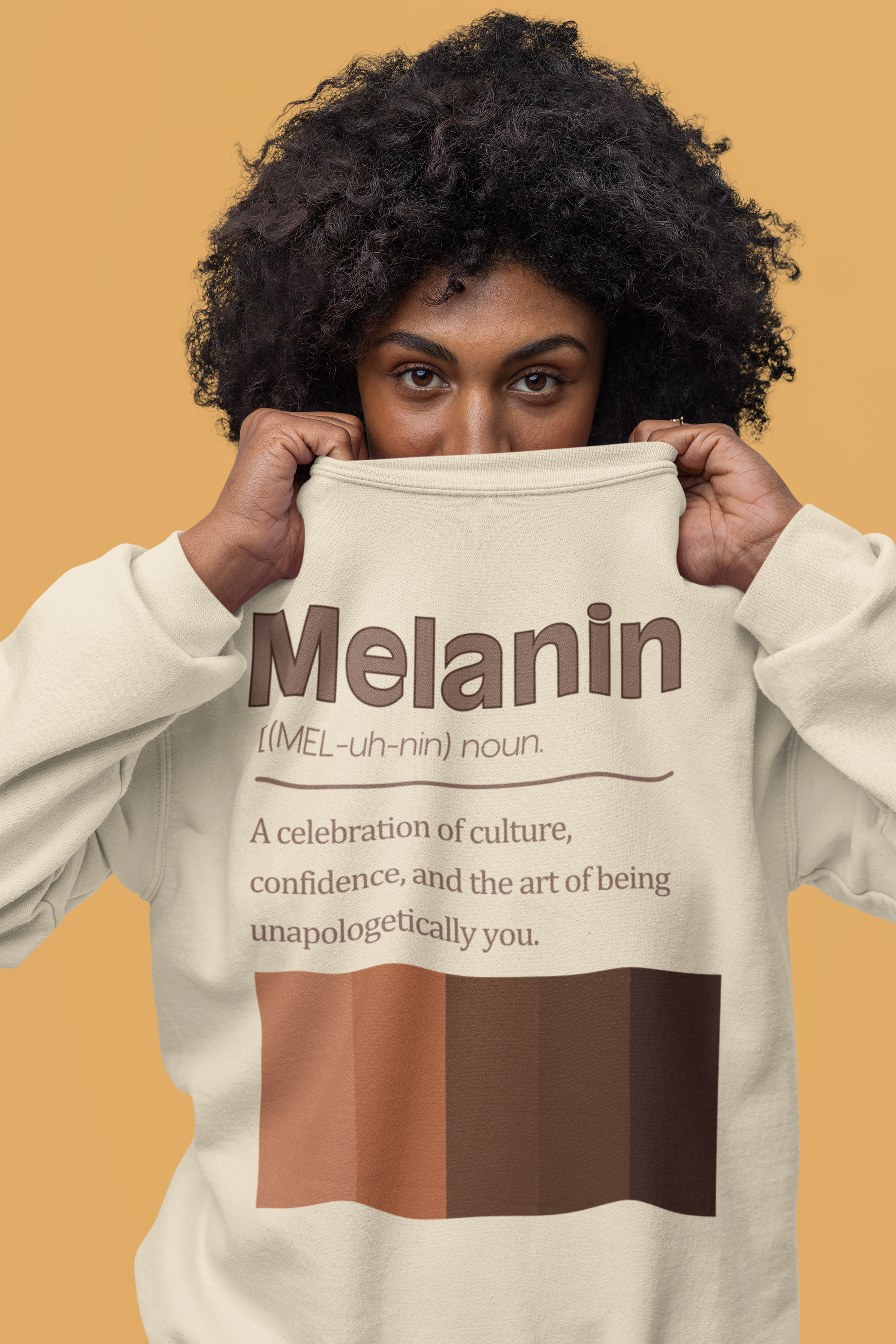 Melanin Sweatshirt – Celebrate Culture & Confidence product thumbnail image Melanin Sweatshirt – Celebrate Culture & Confidence product thumbnail image
