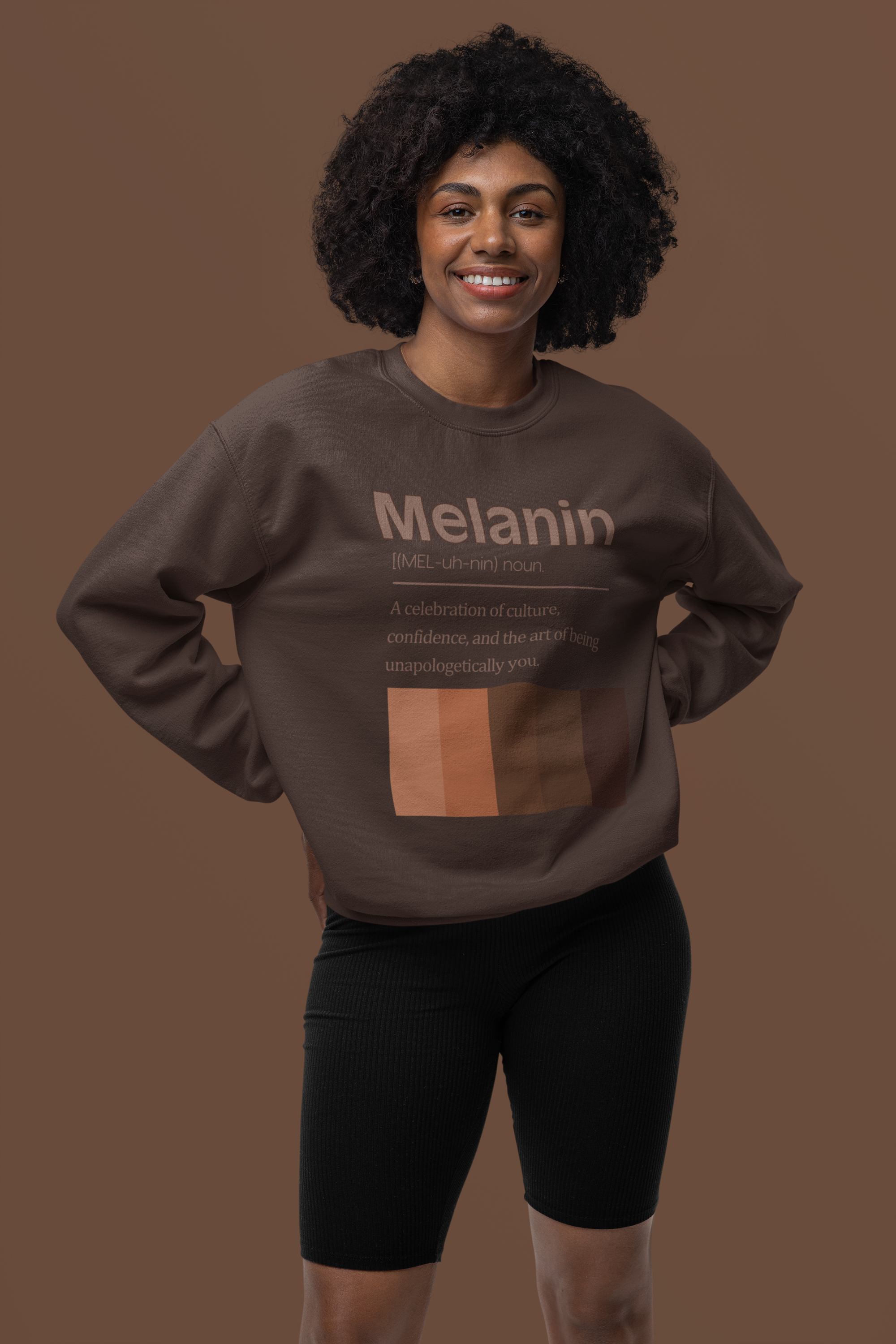 Melanin Sweatshirt – Celebrate Culture & Confidence product thumbnail image Melanin Sweatshirt – Celebrate Culture & Confidence product thumbnail image