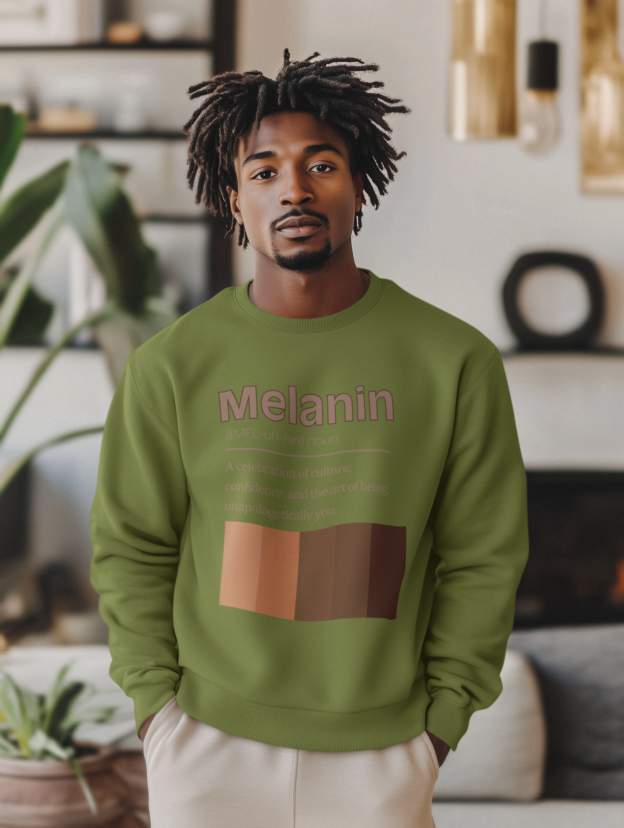 Melanin Sweatshirt – Celebrate Culture & Confidence product thumbnail image Melanin Sweatshirt – Celebrate Culture & Confidence product thumbnail image