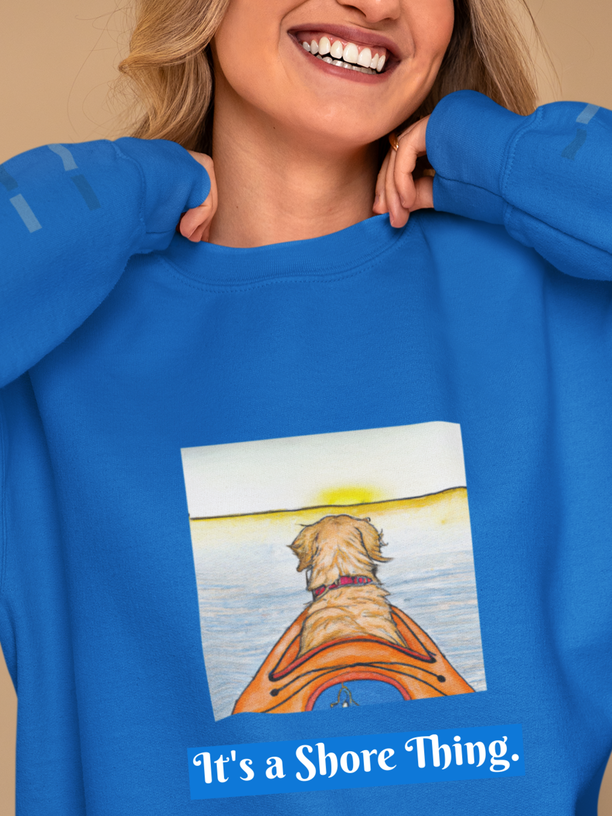 Shore Thing Sweatshirt - Unisex Fleece Crewneck product thumbnail image