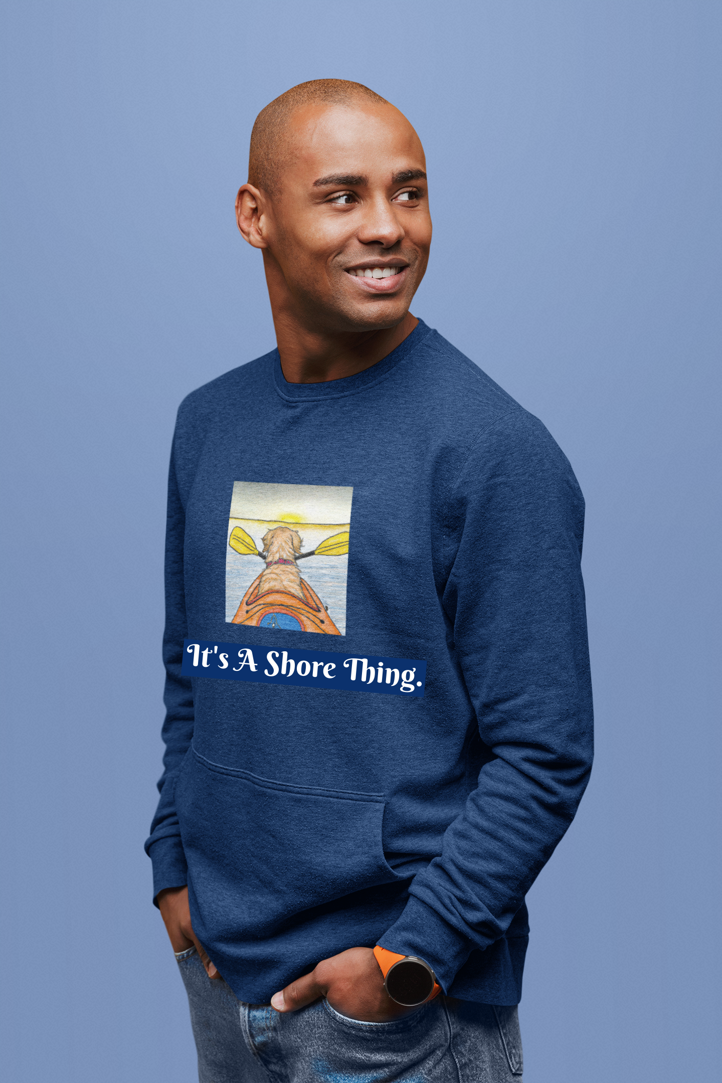 Shore Thing Sweatshirt - Unisex Fleece Crewneck product thumbnail image