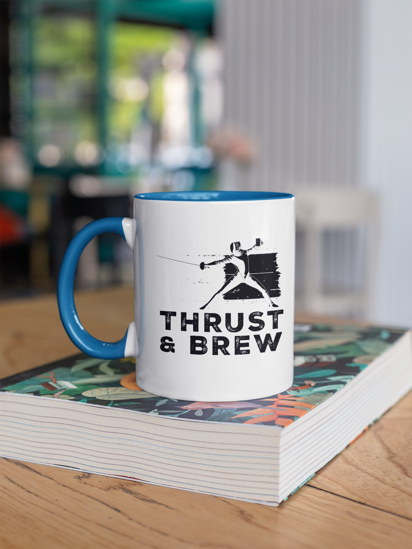 Thrust and Brew Coffee Mug | Fencing Mug | Gift for Fencer | Coffee Lover Gift | Funny Fencing Gift | 11oz/15oz | Color Options Thrust and Brew Coffee Mug | Fencing Mug | Gift for Fencer | Coffee Lover Gift | Funny Fencing Gift | 11oz/15oz | Color Options