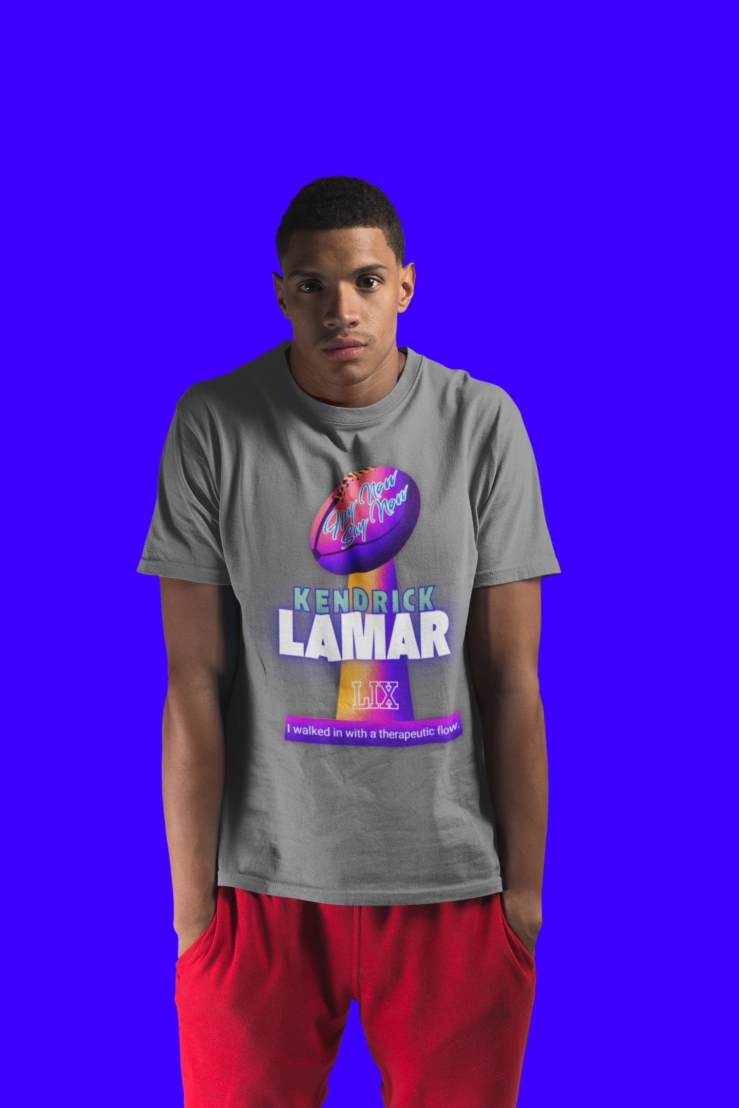 Hey Now Say Now, Kendrick Lamar Superbowl T-Shirt, Superbowl T-Shirt, Black History Month Shirt, Unisex Shirt, Rap Hip Hop, Compton Shirt product thumbnail image