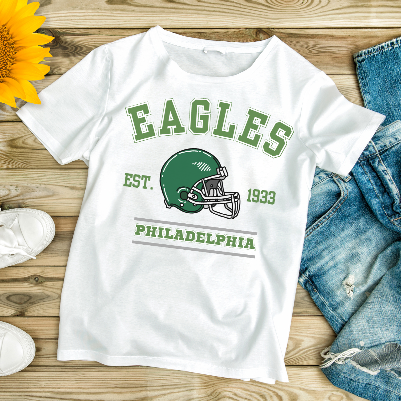 Eagles Unisex Heavy Cotton Tee product thumbnail image Eagles Unisex Heavy Cotton Tee product thumbnail image
