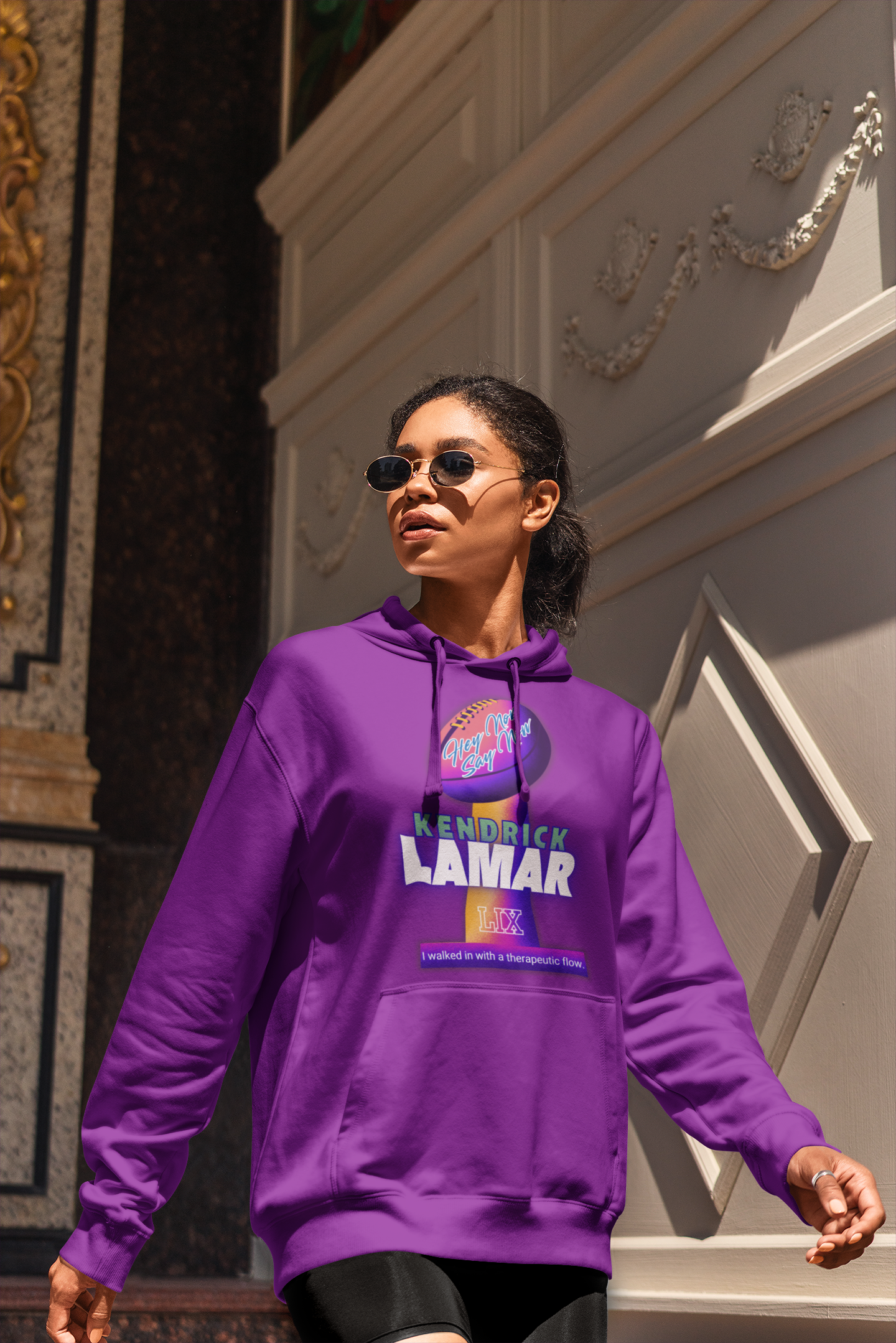 Hey Now Say Now, Kendrick Lamar Superbowl Hoodie, Superbowl Hoodie, Black History Month Shirt, Unisex Shirt, Rap Hip Hop, Compton Shirt product thumbnail image