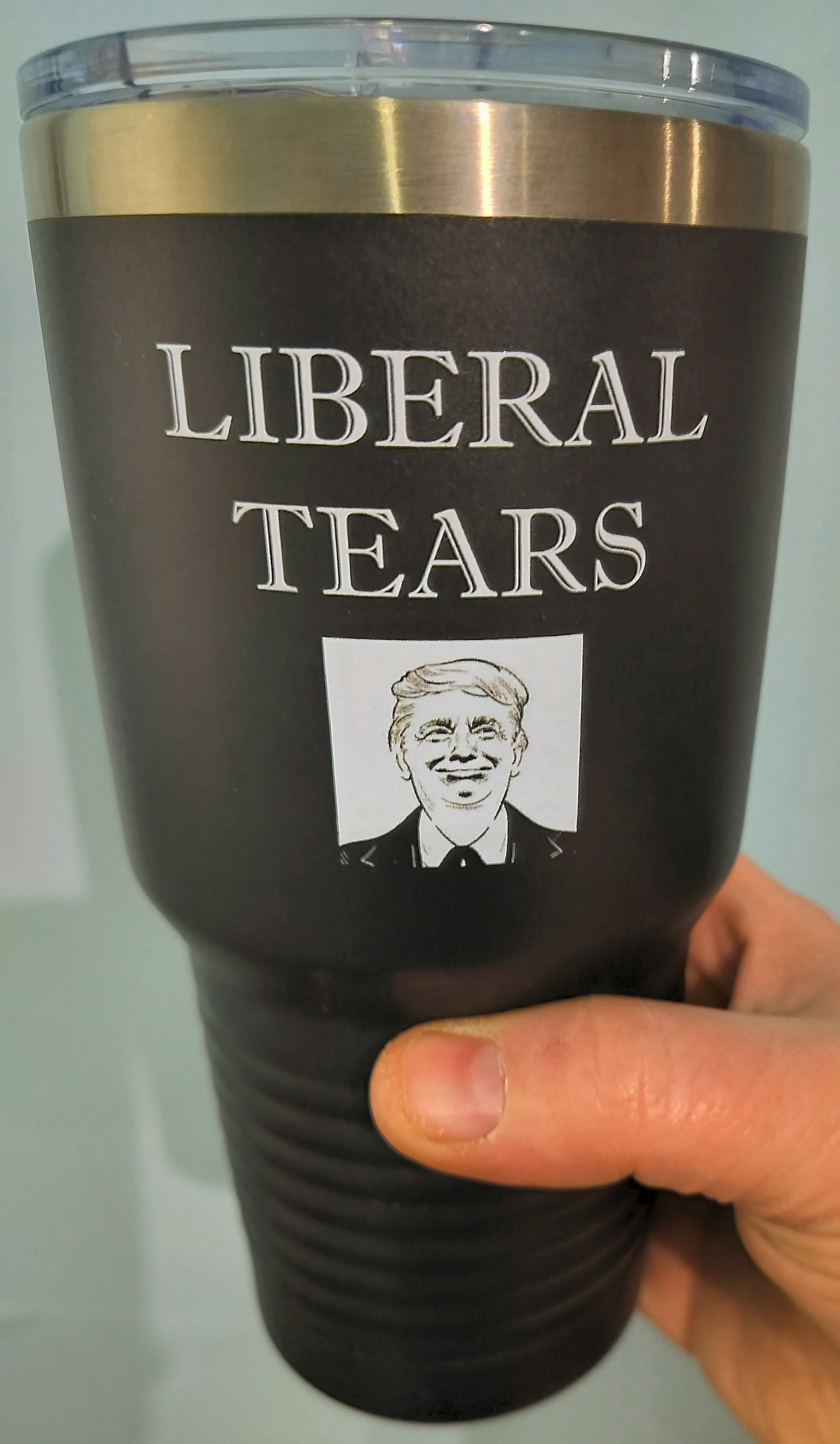 Liberal Tears Tumbler - 30oz Insulated Travel Mug for Republicans product thumbnail image Liberal Tears Tumbler - 30oz Insulated Travel Mug for Republicans product thumbnail image