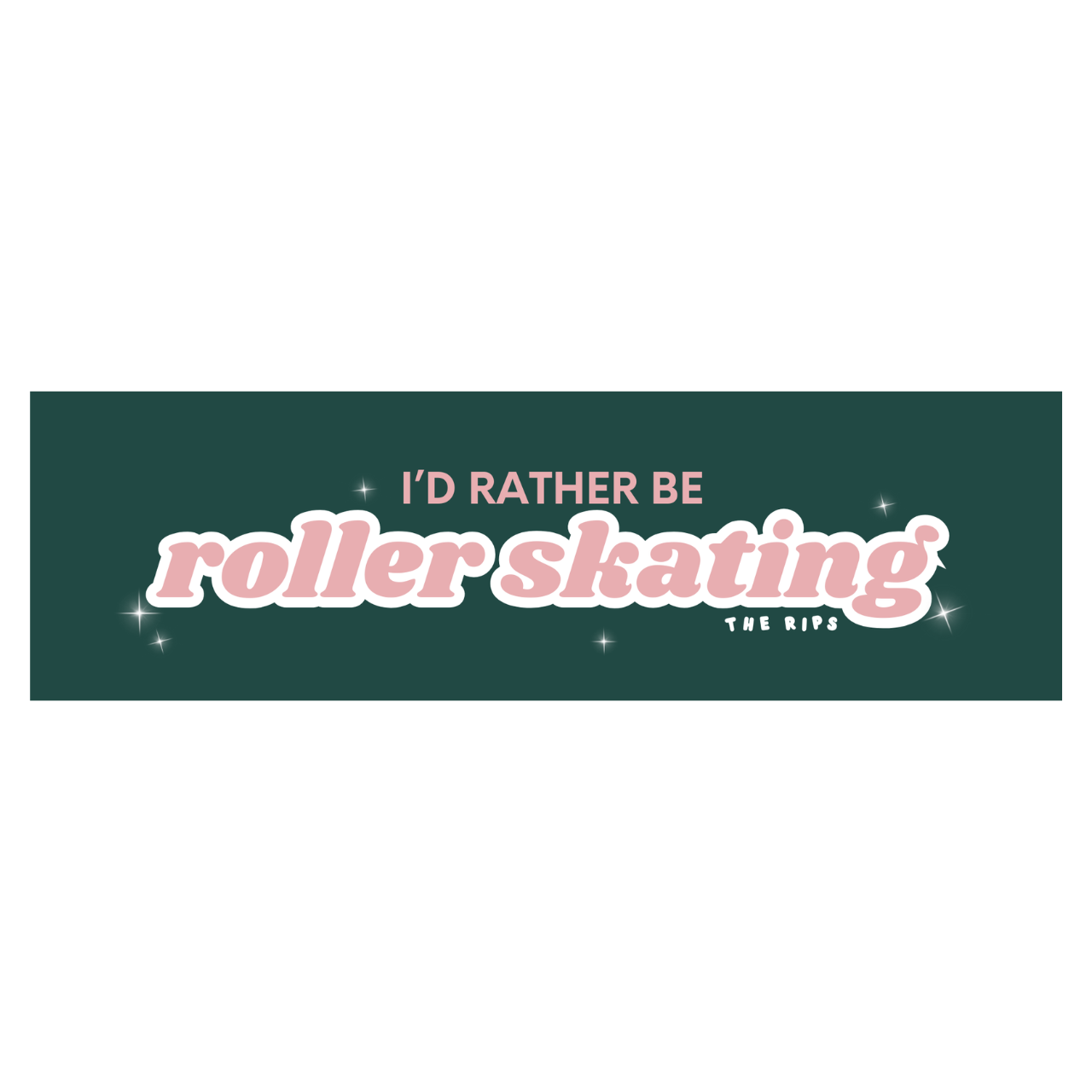 I'd Rather Be Roller Skating Car Magnet product thumbnail image I'd Rather Be Roller Skating Car Magnet product thumbnail image