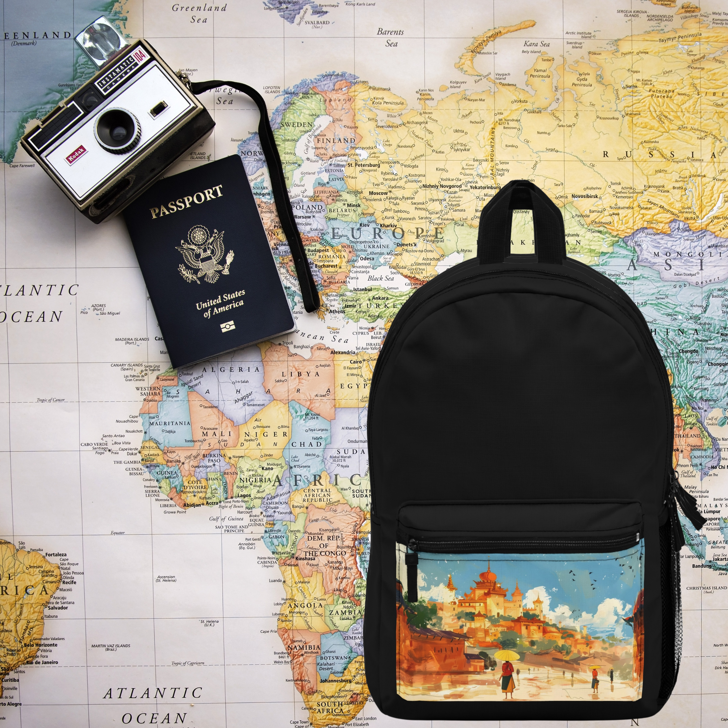 Mandalay City Birmania Backpack Mandalay City Birmania Backpack