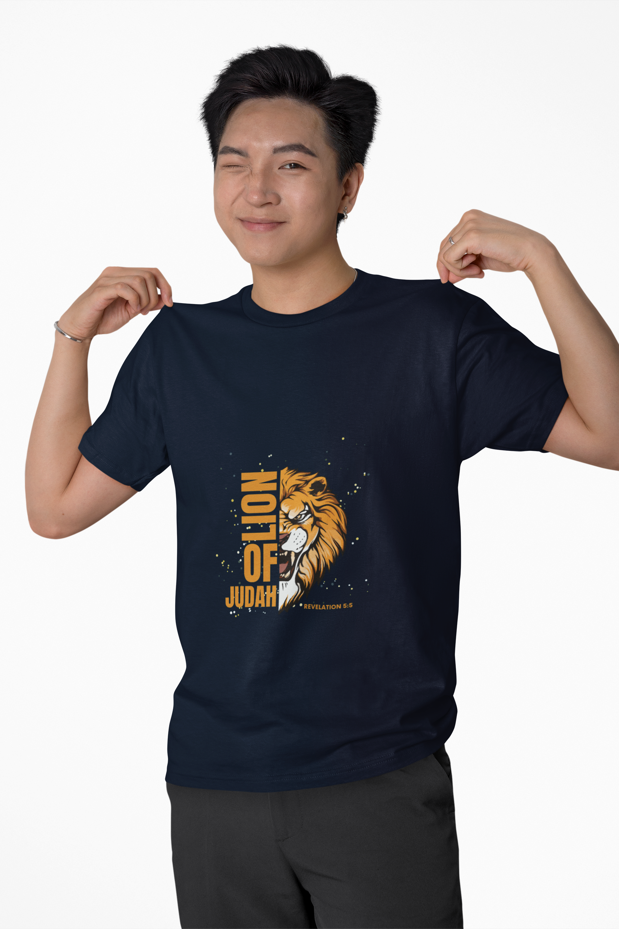 Lion of Judah (Unisex Cotton Crew Tee) Lion of Judah (Unisex Cotton Crew Tee)