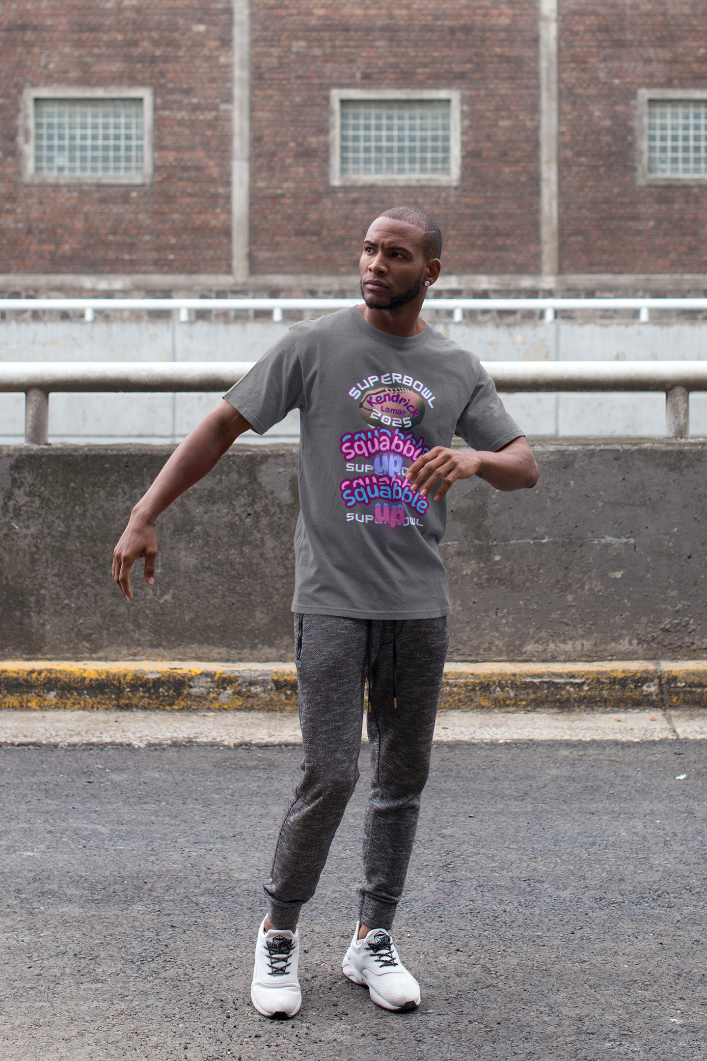 Unisex Kendrick Lamar Super Bowl Merch, Squabble Up lyric Design, Super Bowl Halftime Show Tribute, Kendrick Lamar Fan Clothing product thumbnail image