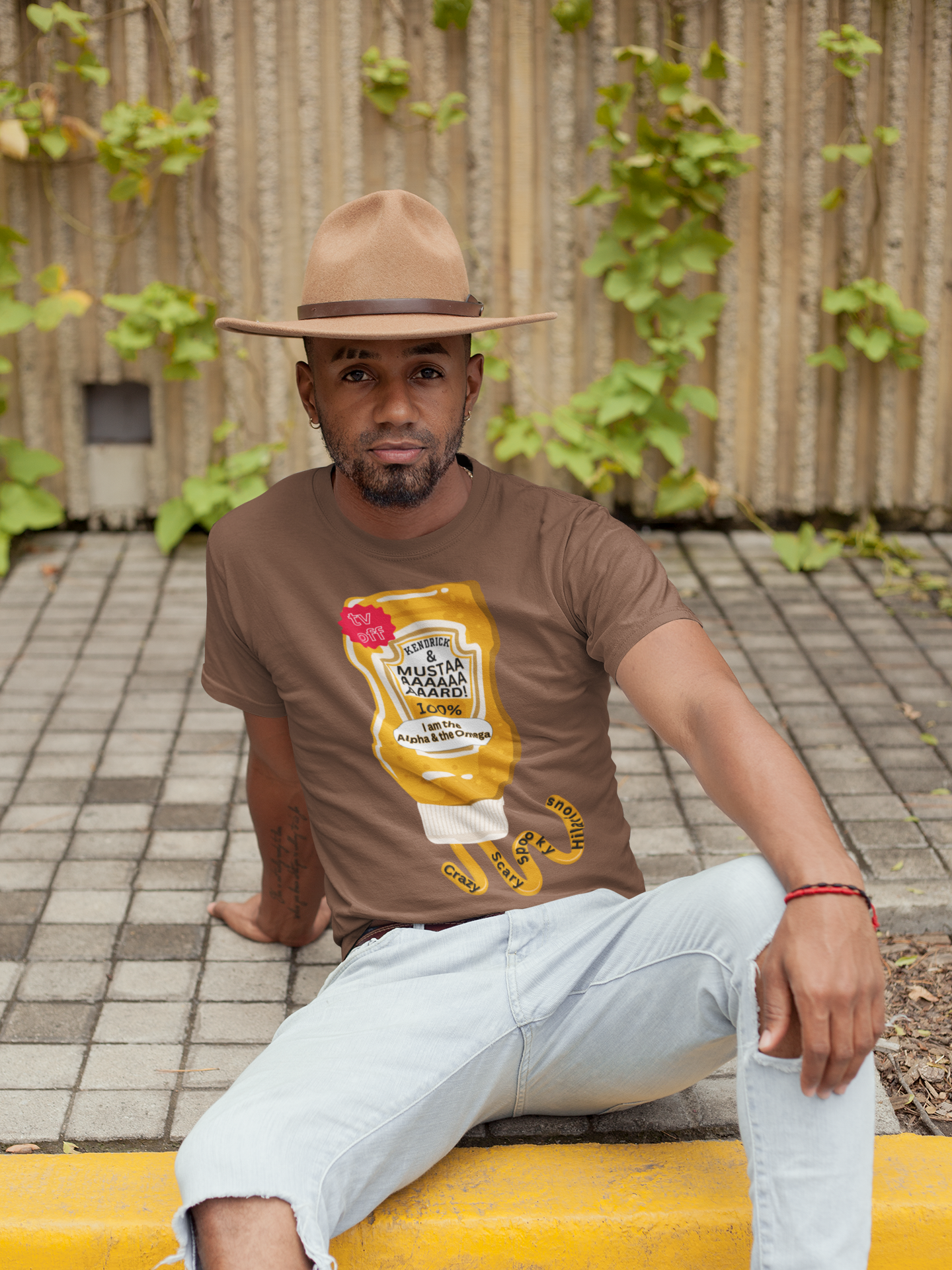 Kendrick Lamar MUSTARD T-Shirt, Unisex T-Shirt for Fans, Team Kendrick Shirt, Superbowl Shirt, Kendrick TV Off Lyric Shirt, Kendrick Fan Merch product thumbnail image