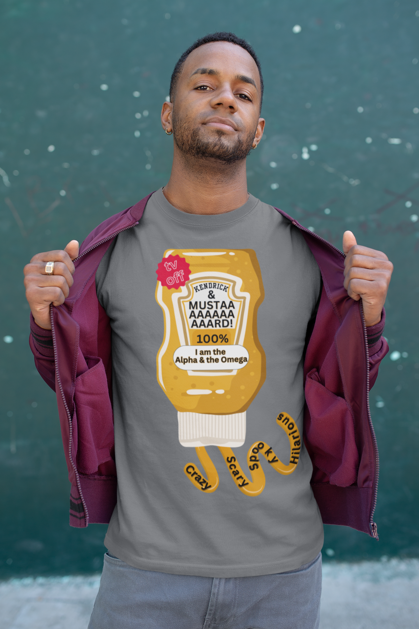 Kendrick Lamar MUSTARD T-Shirt, Unisex T-Shirt for Fans, Team Kendrick Shirt, Superbowl Shirt, Kendrick TV Off Lyric Shirt, Kendrick Fan Merch product thumbnail image