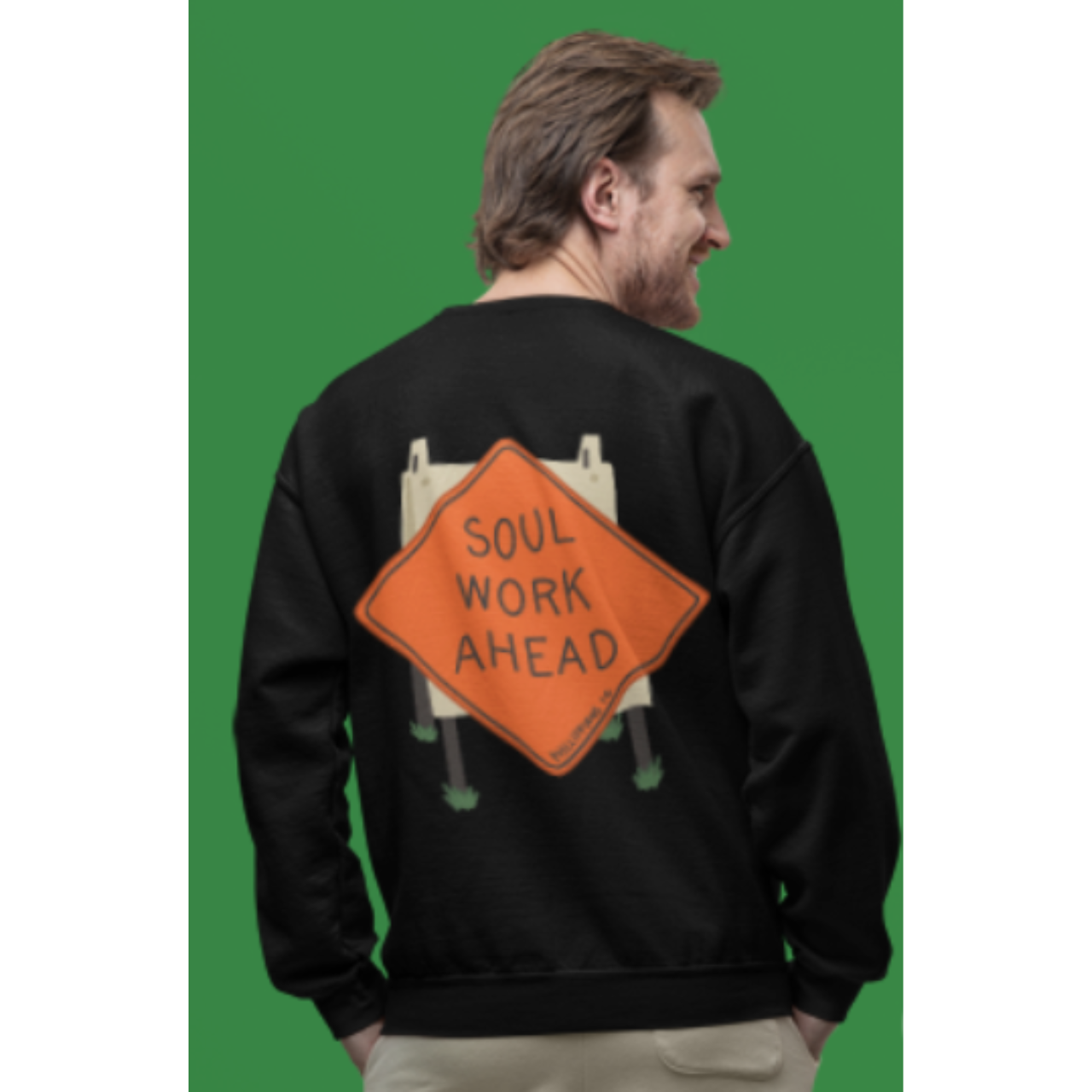Soul Work Ahead Crewneck Sweatshirt product thumbnail image