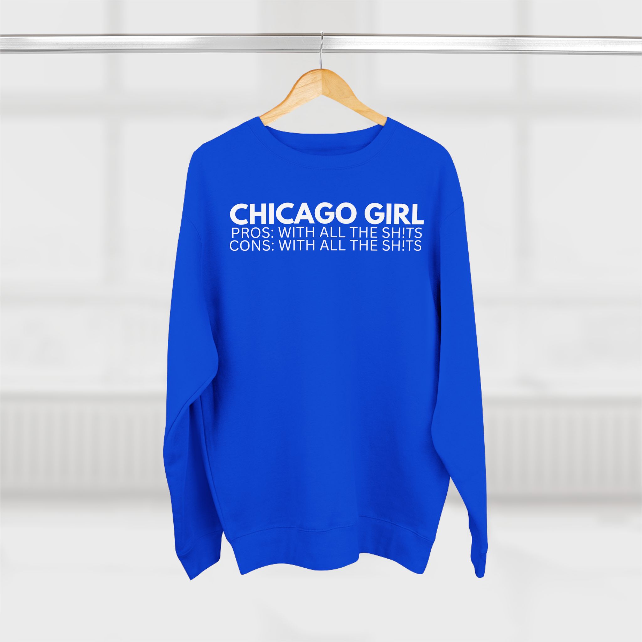 CHICAGO GIRL Unisex Crewneck Sweatshirt product thumbnail image
