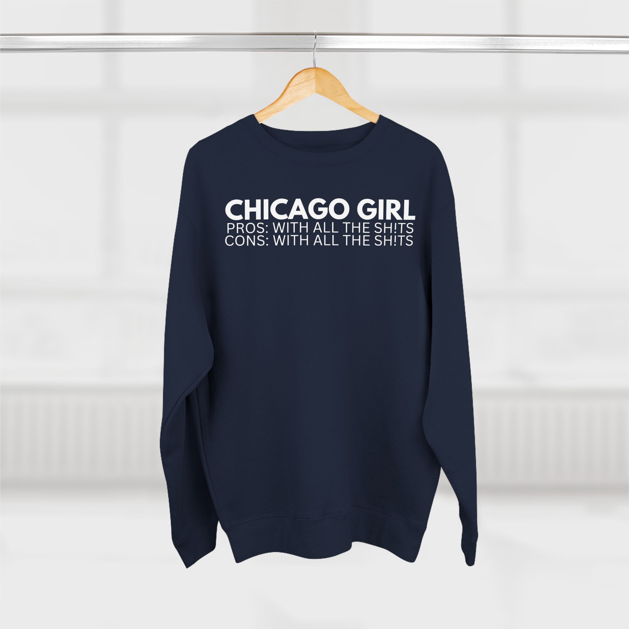 CHICAGO GIRL Unisex Crewneck Sweatshirt product thumbnail image