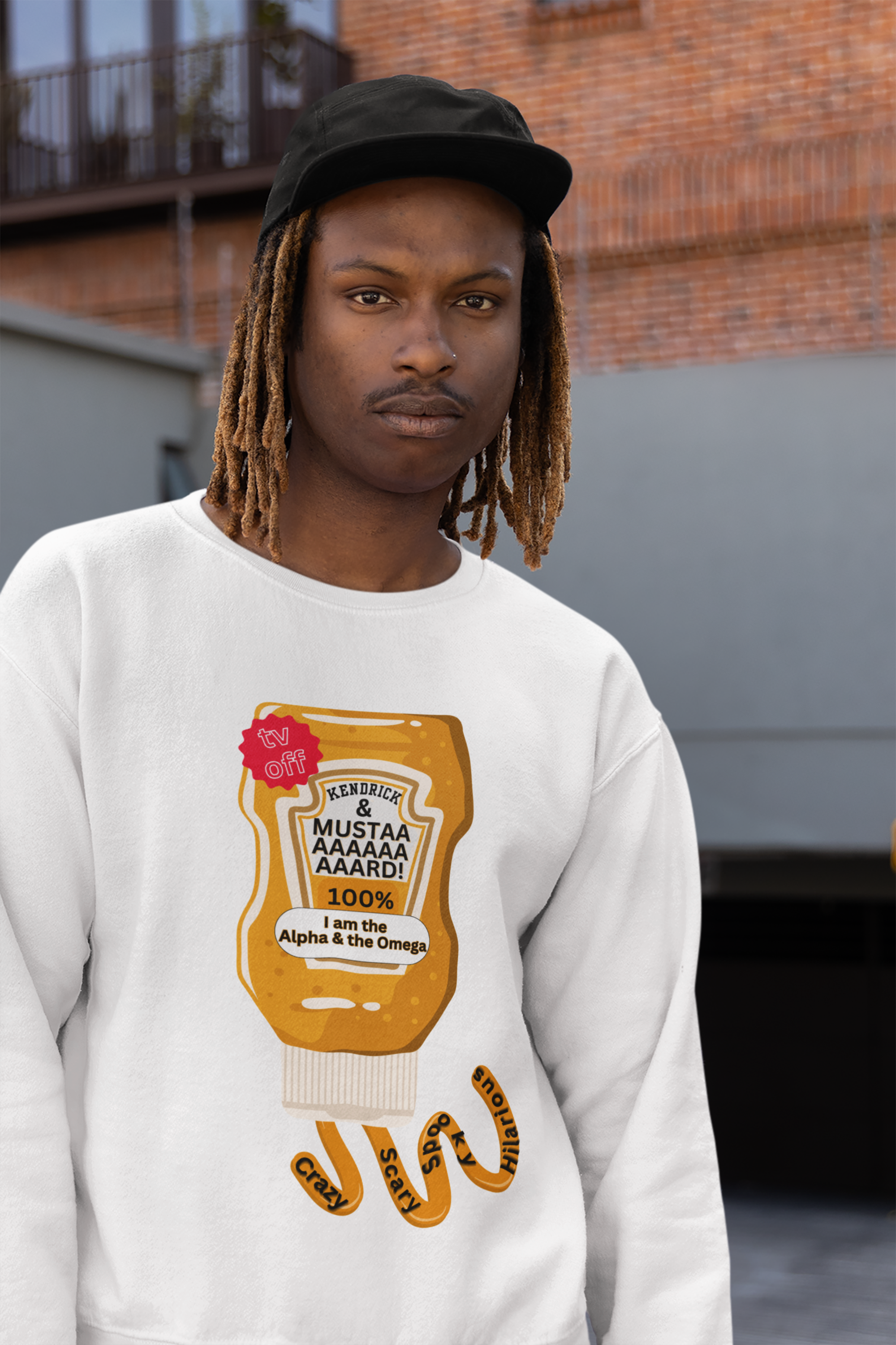 Mustaaaard Sweatshirt, Kendrick Lamar MUSTARD Shirt, Unisex Team Kendrick Shirt, Superbowl Shirts, Kendrick TV Off Lyric Shirt, Kendrick Fan Merch product thumbnail image