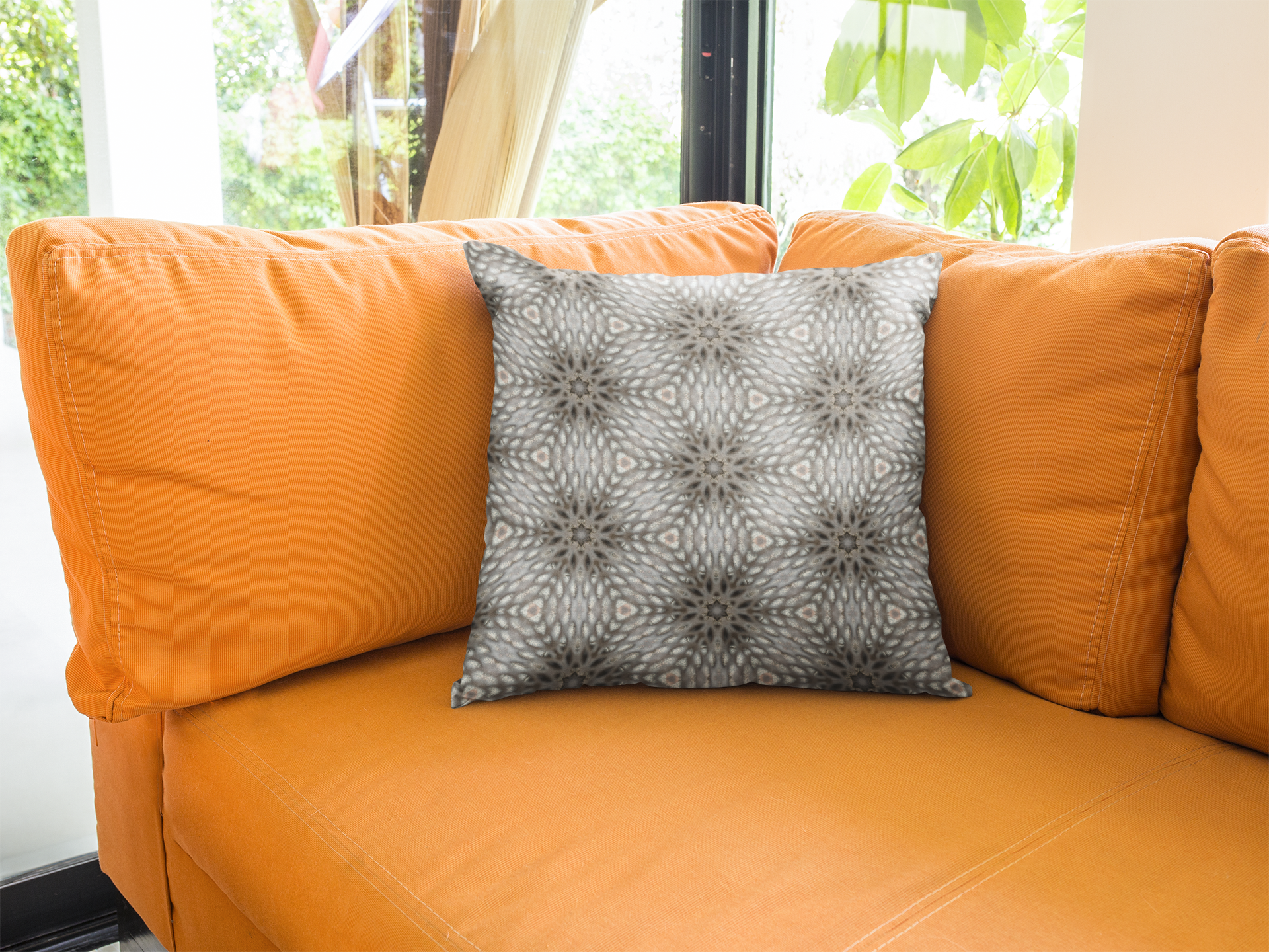 Blue Designer Square Pillow, Blue Throw Pillow, Interior Designer Pillow, Blue Pillow Cover, Warm Blue Pillow, Pattern Pillow, Sofa Pillow product thumbnail image