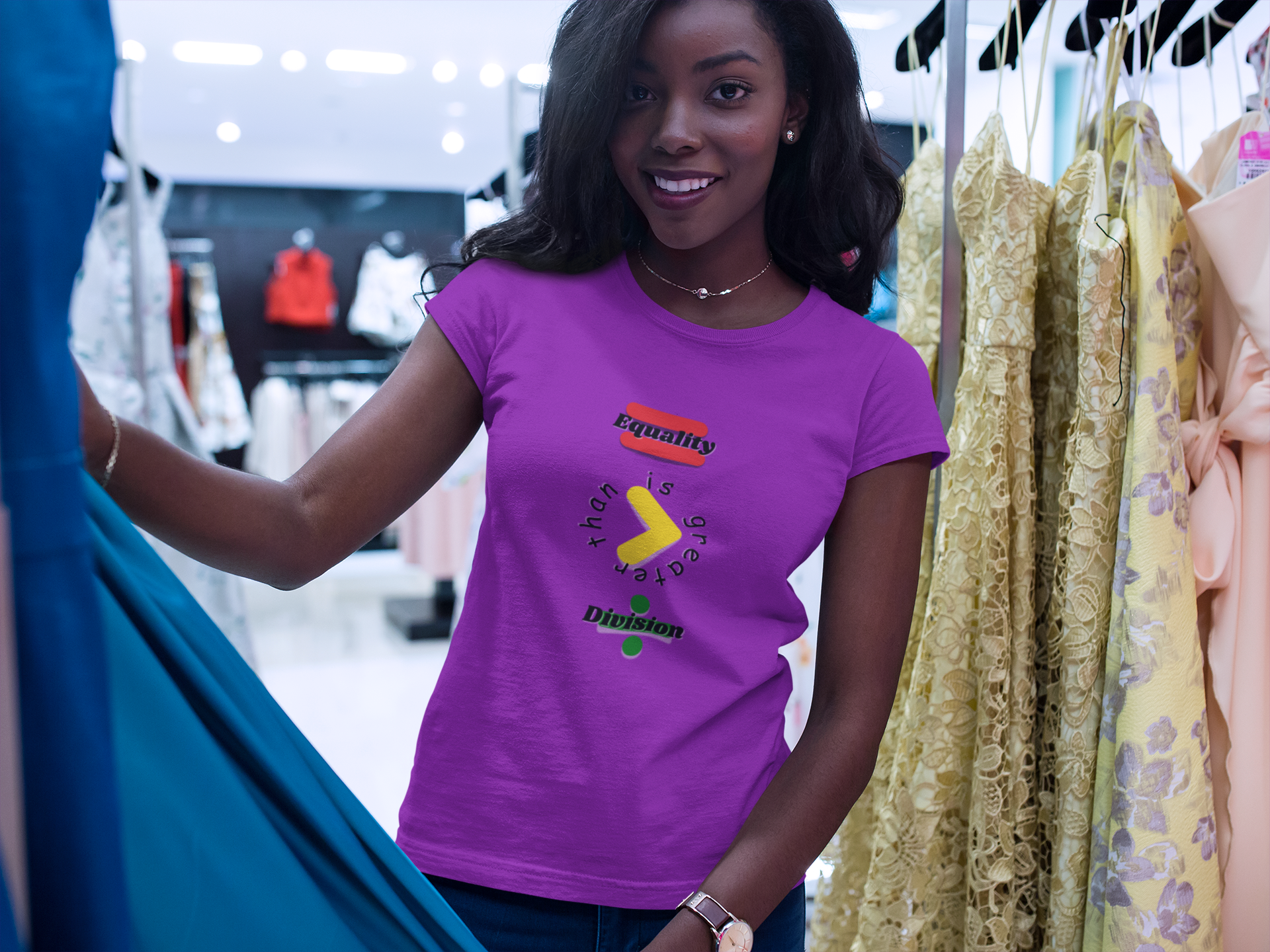 Black History Month Shirt, Equality is Greater Than T-shirts, Afrocentric T-shirts, Black Pride Shirts, T-Shirts for Black 92% Black Women product thumbnail image