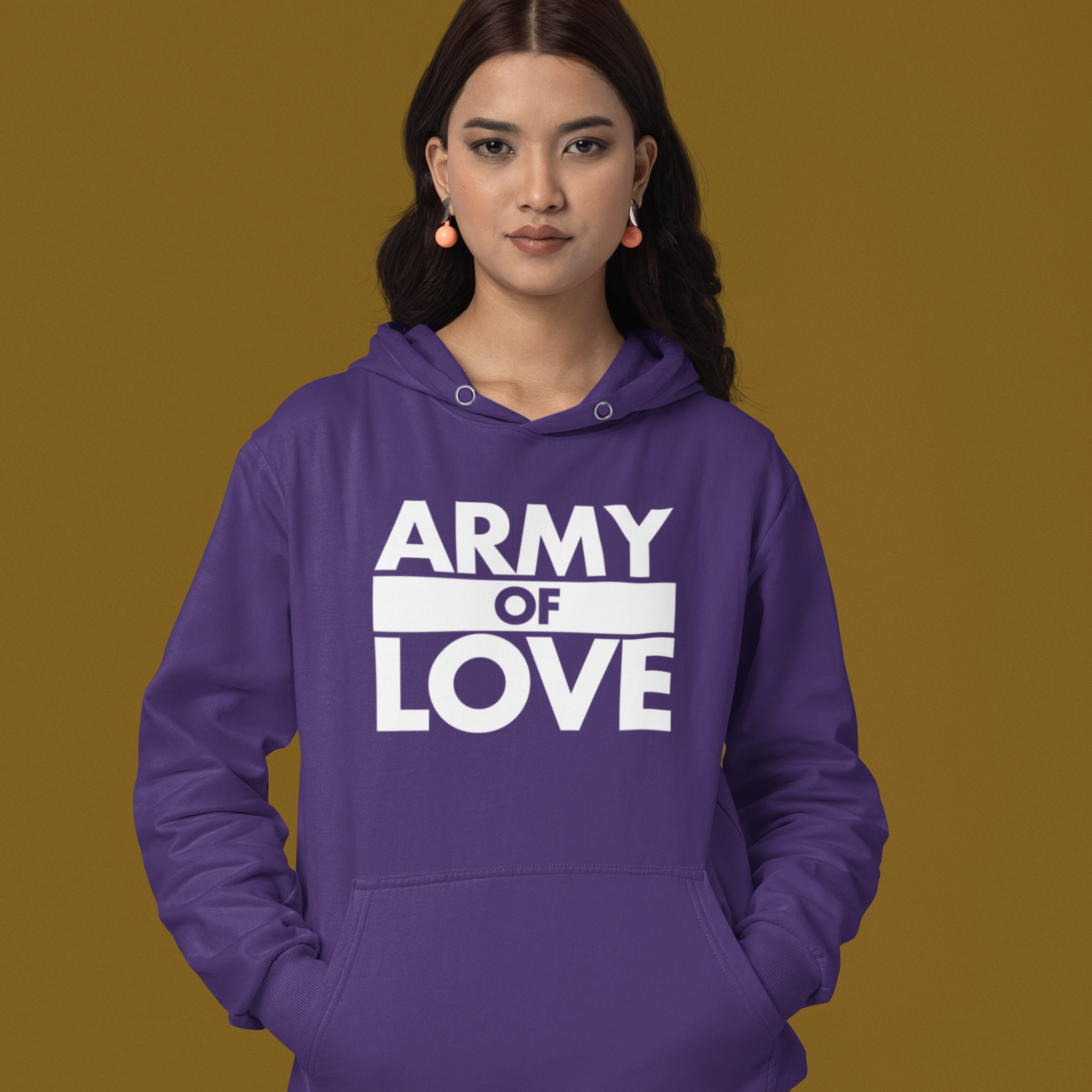 Your Faithful Reader 2025 Army of Love Unisex EcoSmart® Pullover Hoodie Sweatshirt, 9 Colors product thumbnail image Your Faithful Reader 2025 Army of Love Unisex EcoSmart® Pullover Hoodie Sweatshirt, 9 Colors product thumbnail image