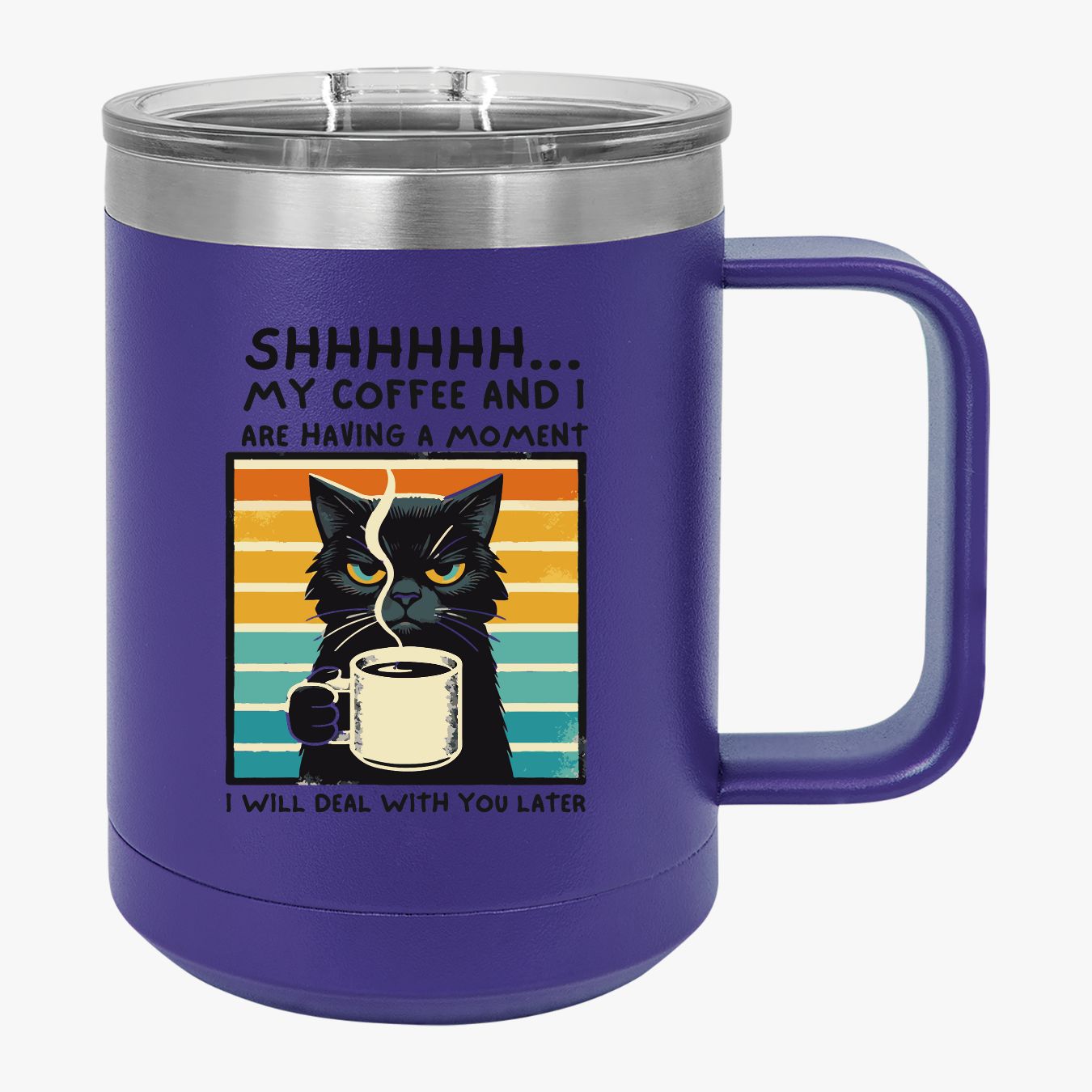 Sarcastic Cat I Do What I Want My Coffee and My Cat are having a Moment Coffee Mug Tumbler, 15oz product thumbnail image Sarcastic Cat I Do What I Want My Coffee and My Cat are having a Moment Coffee Mug Tumbler, 15oz product thumbnail image