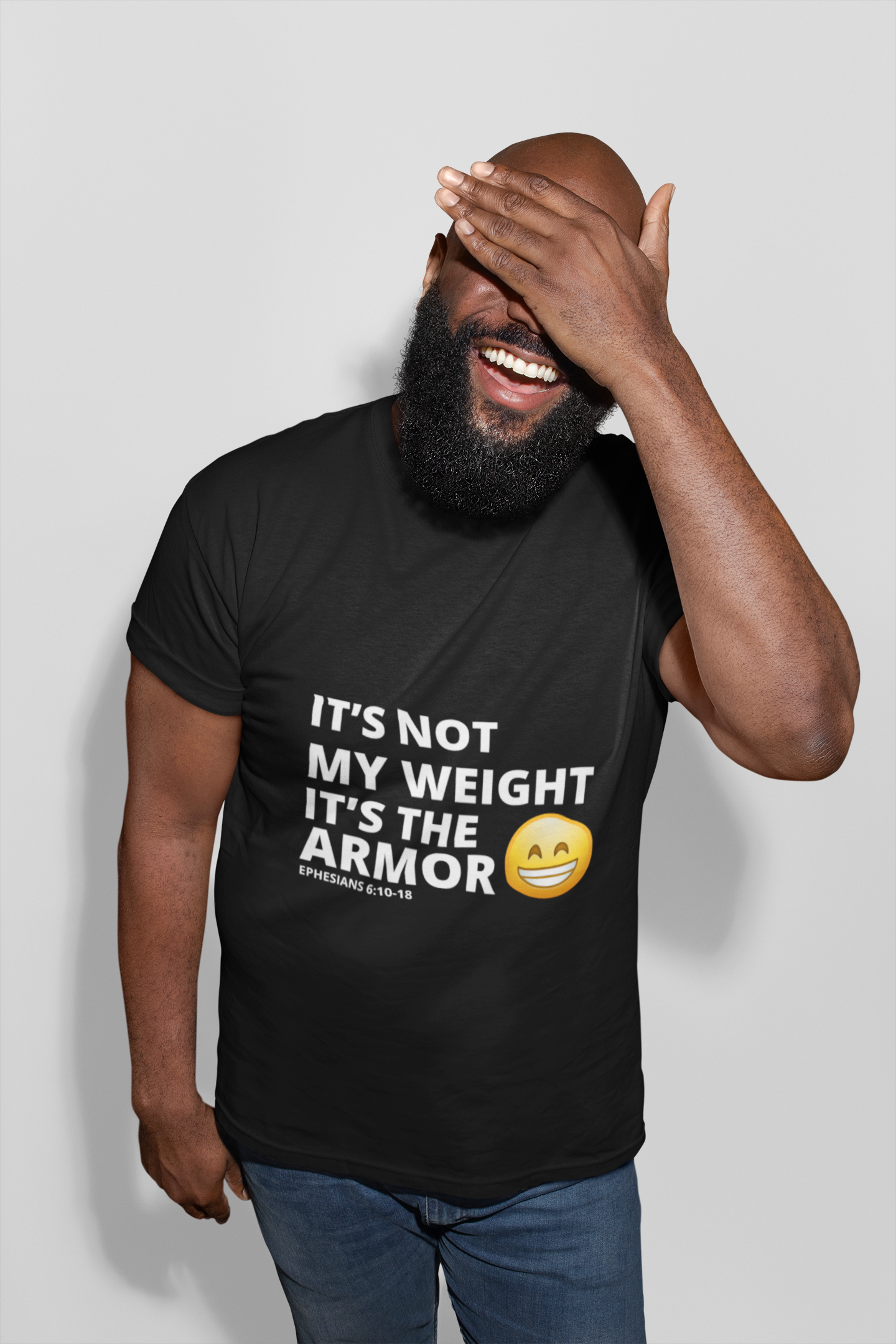 It's not my weight it's the Armor (Unisex Cotton Crew Tee) It's not my weight it's the Armor (Unisex Cotton Crew Tee)