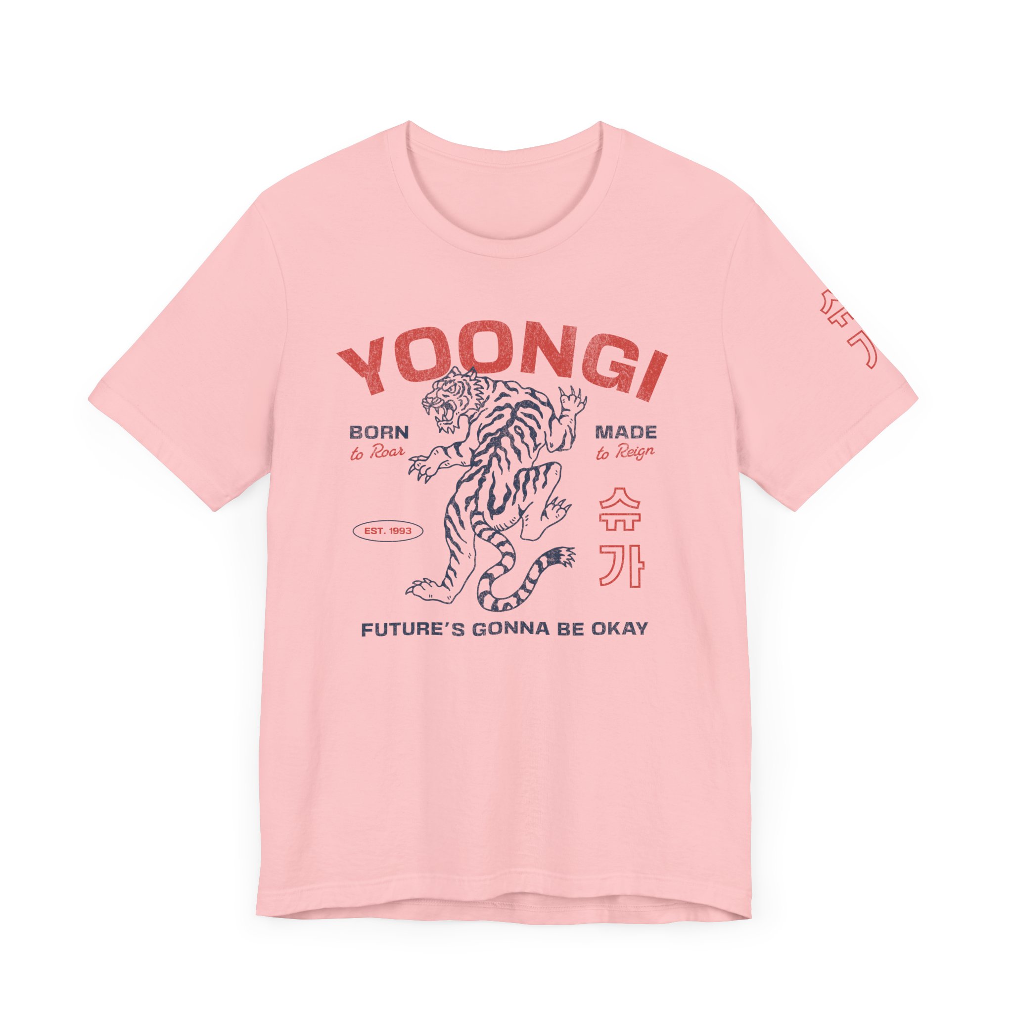 Yoongi Bias Tee with FRONT and SLEEVE Print, Designed for ARMY by ARMY product thumbnail image Yoongi Bias Tee with FRONT and SLEEVE Print, Designed for ARMY by ARMY product thumbnail image