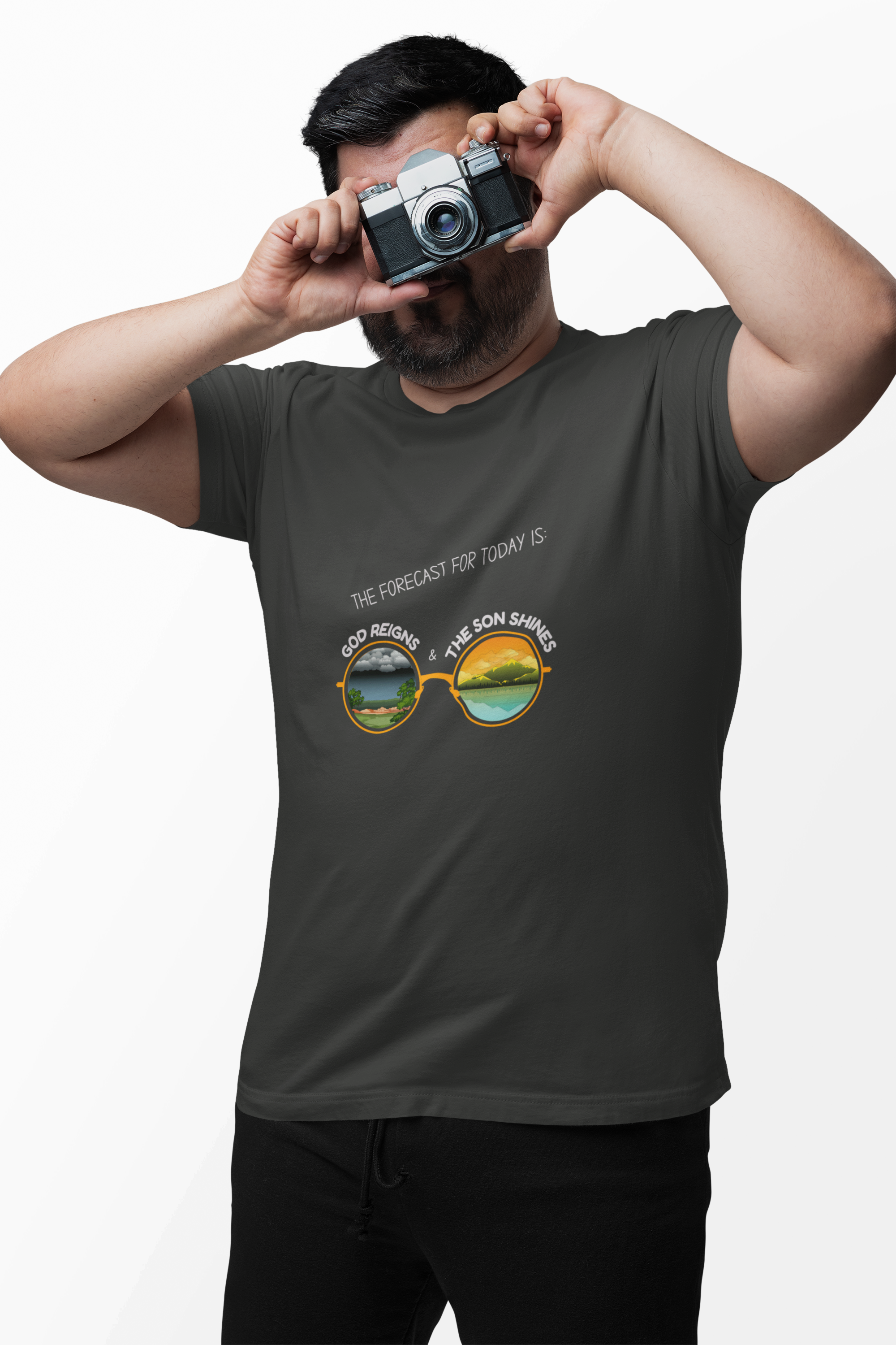 God Reigns and The Son Shines (Unisex Cotton Crew Tee) God Reigns and The Son Shines (Unisex Cotton Crew Tee)