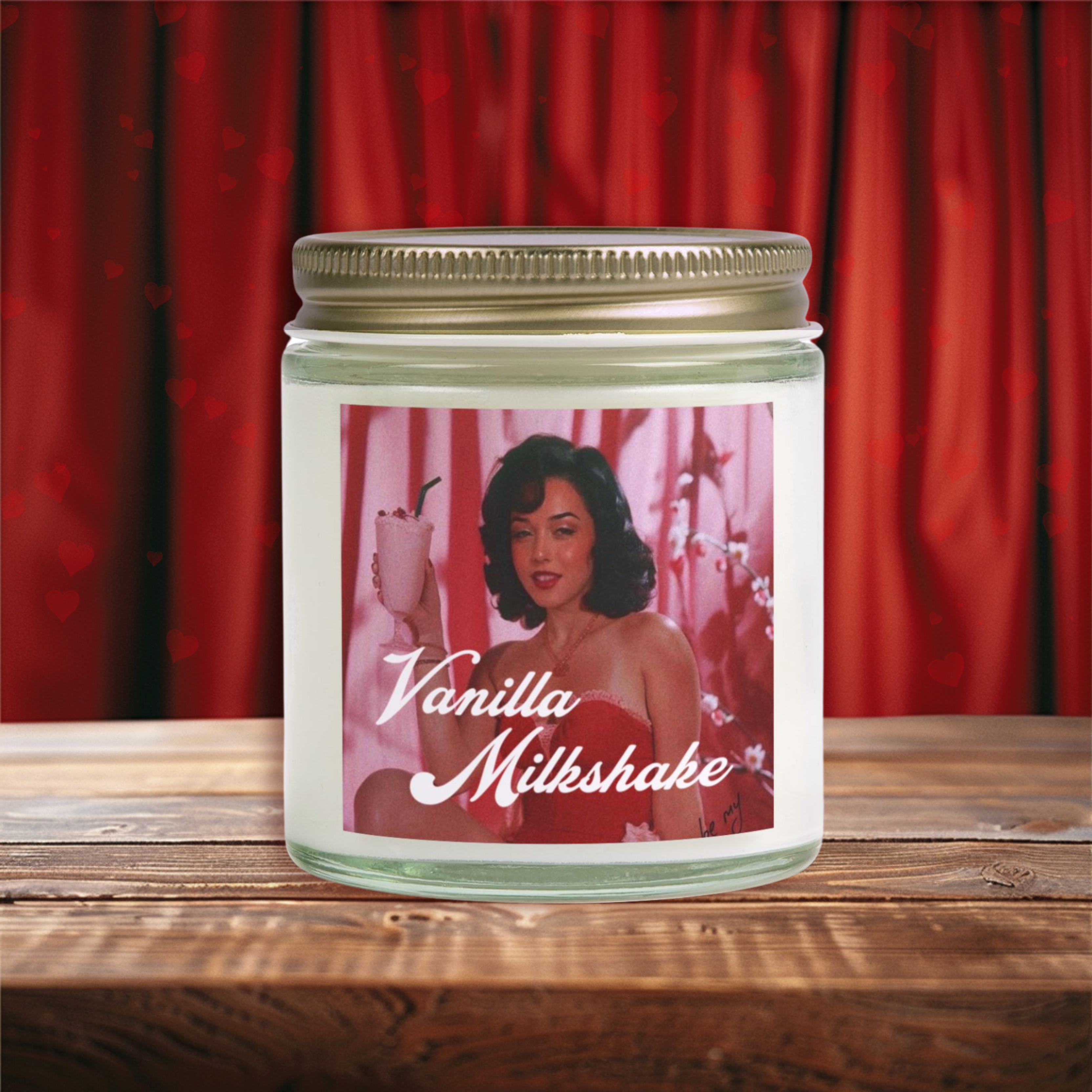 Vanilla Milkshake Pin Up Candle - Vanilla Vanilla Milkshake Pin Up Candle - Vanilla