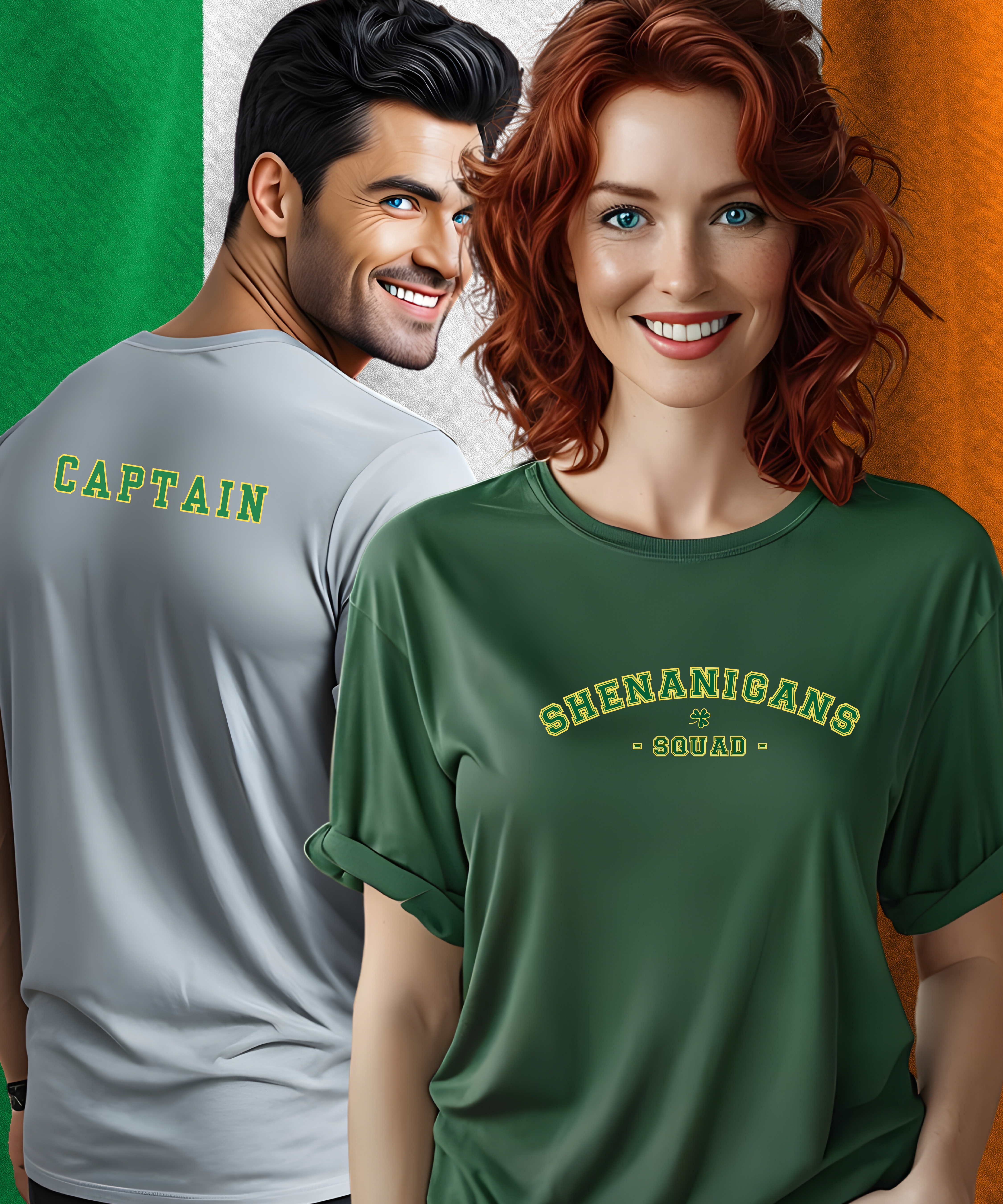Lucky Shenanigans Squad Captain Tee – Irish Party Shirt for St. Paddy’s Day Unisex Jersey Short Sleeve Tee