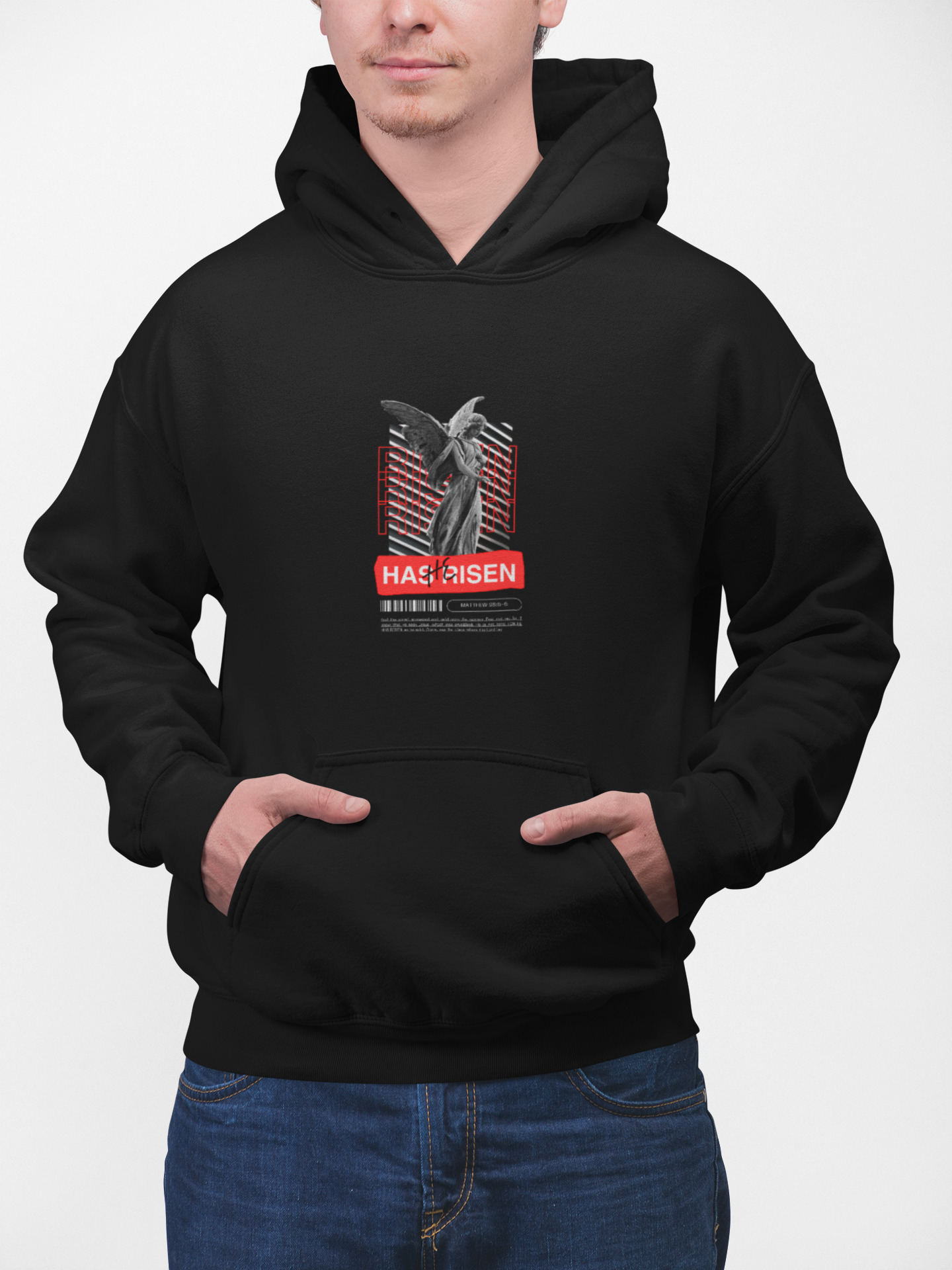 He Has Risen Unisex Hooded Sweatshirt He Has Risen Unisex Hooded Sweatshirt